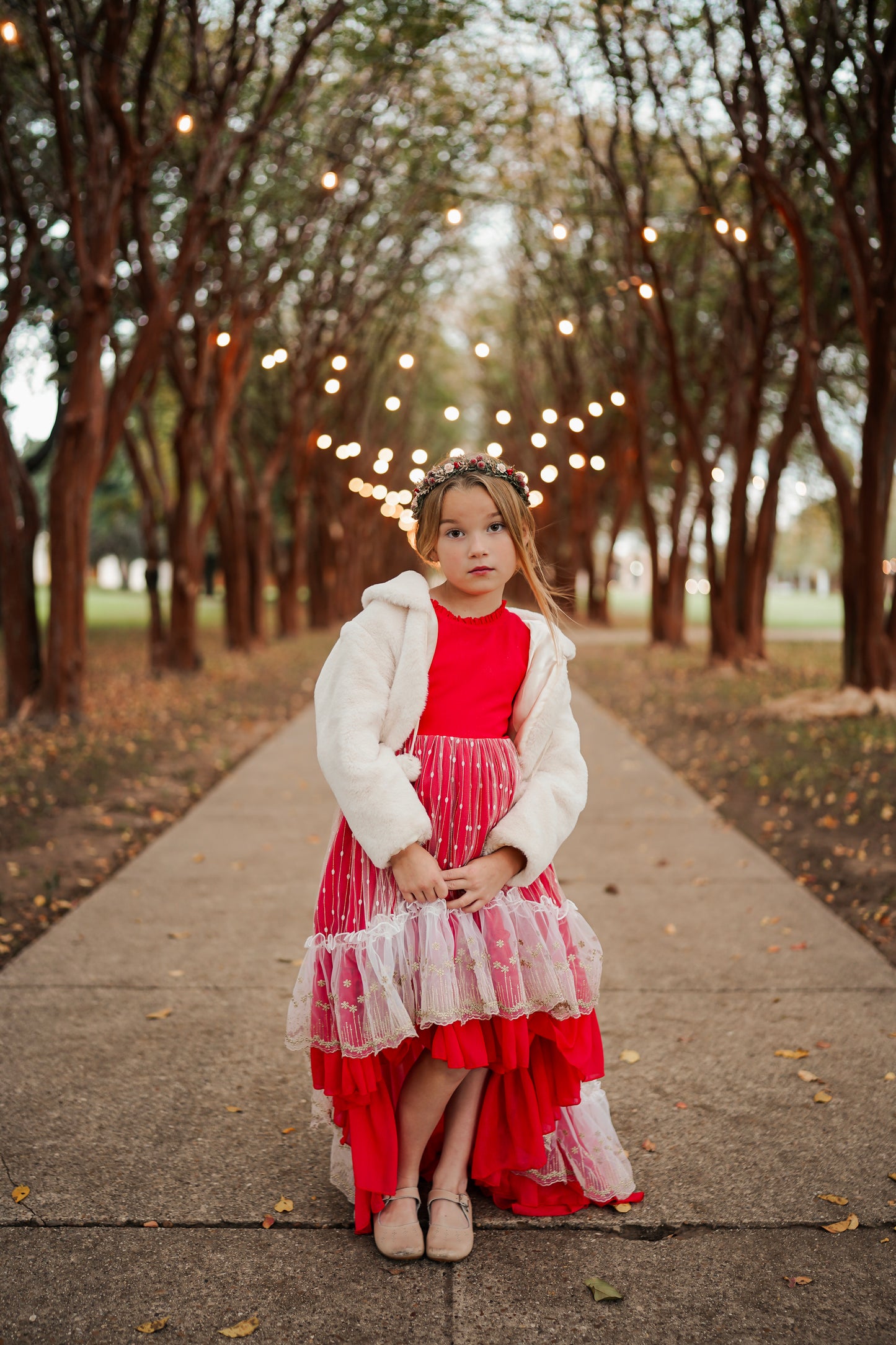 Madeline's Enchanted Ruby Holiday dress - READY TO SHIP