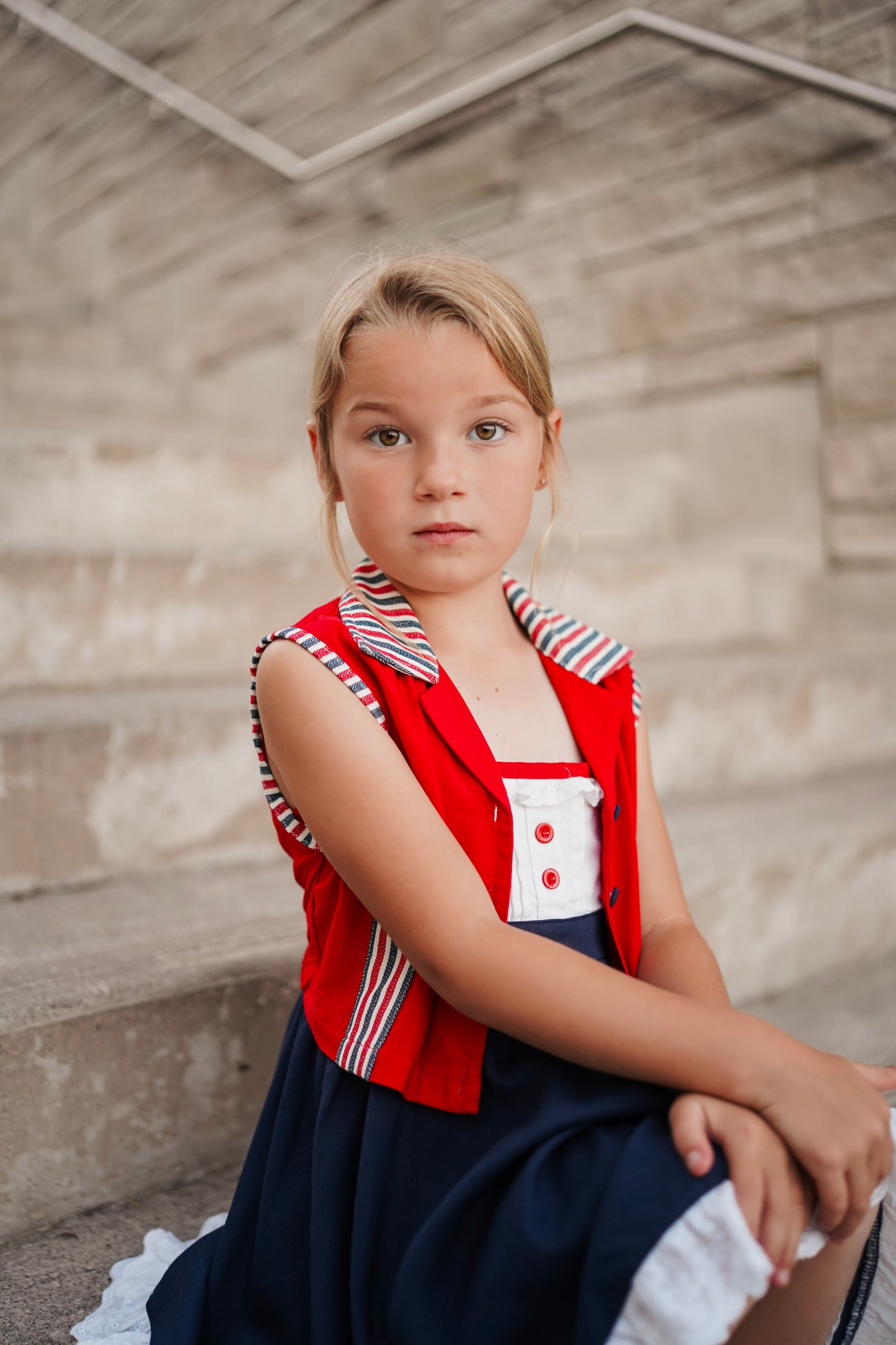 Rosalie's Seaside Adventure Dress and Vest set