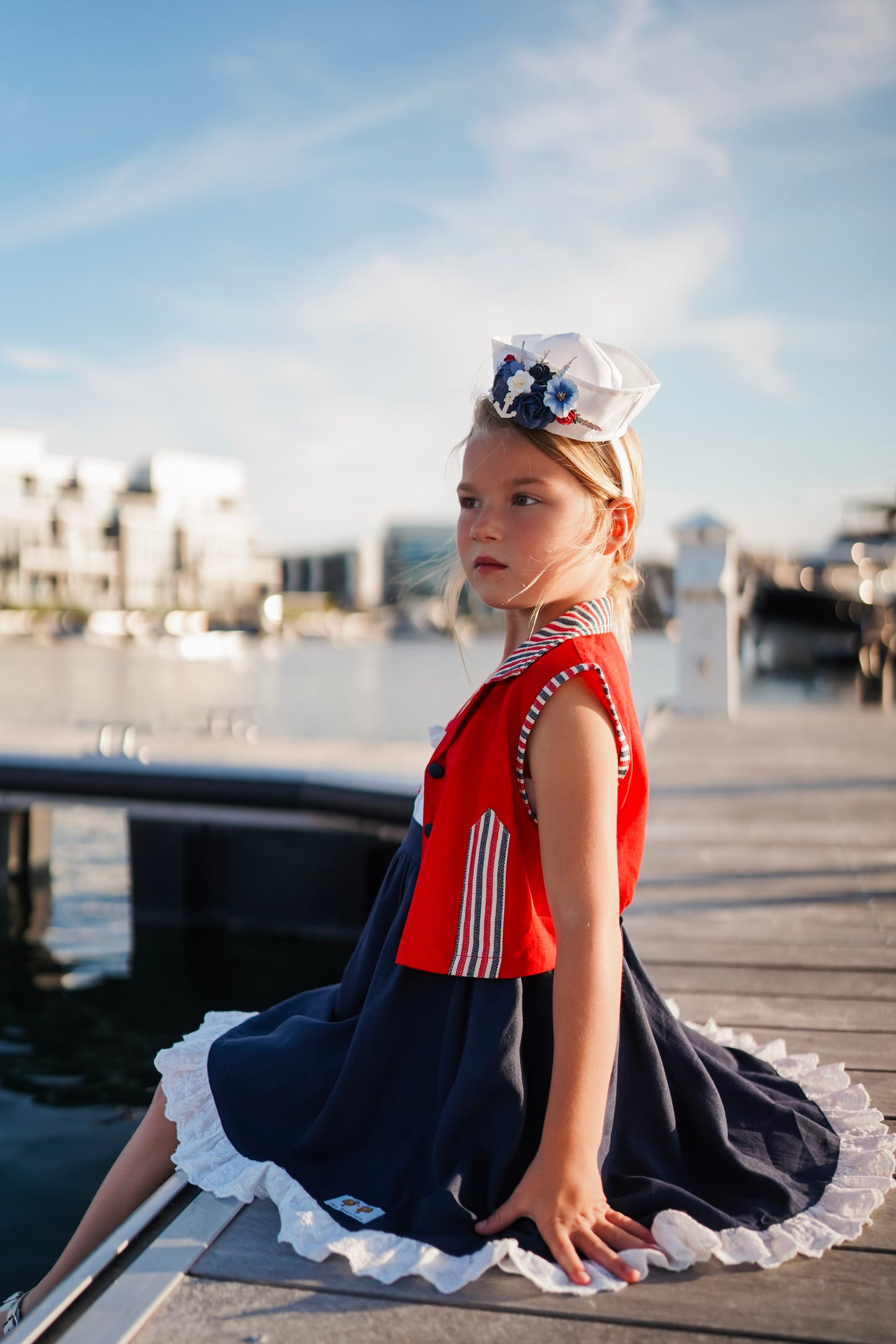 Rosalie's Seaside Adventure Dress and Vest set