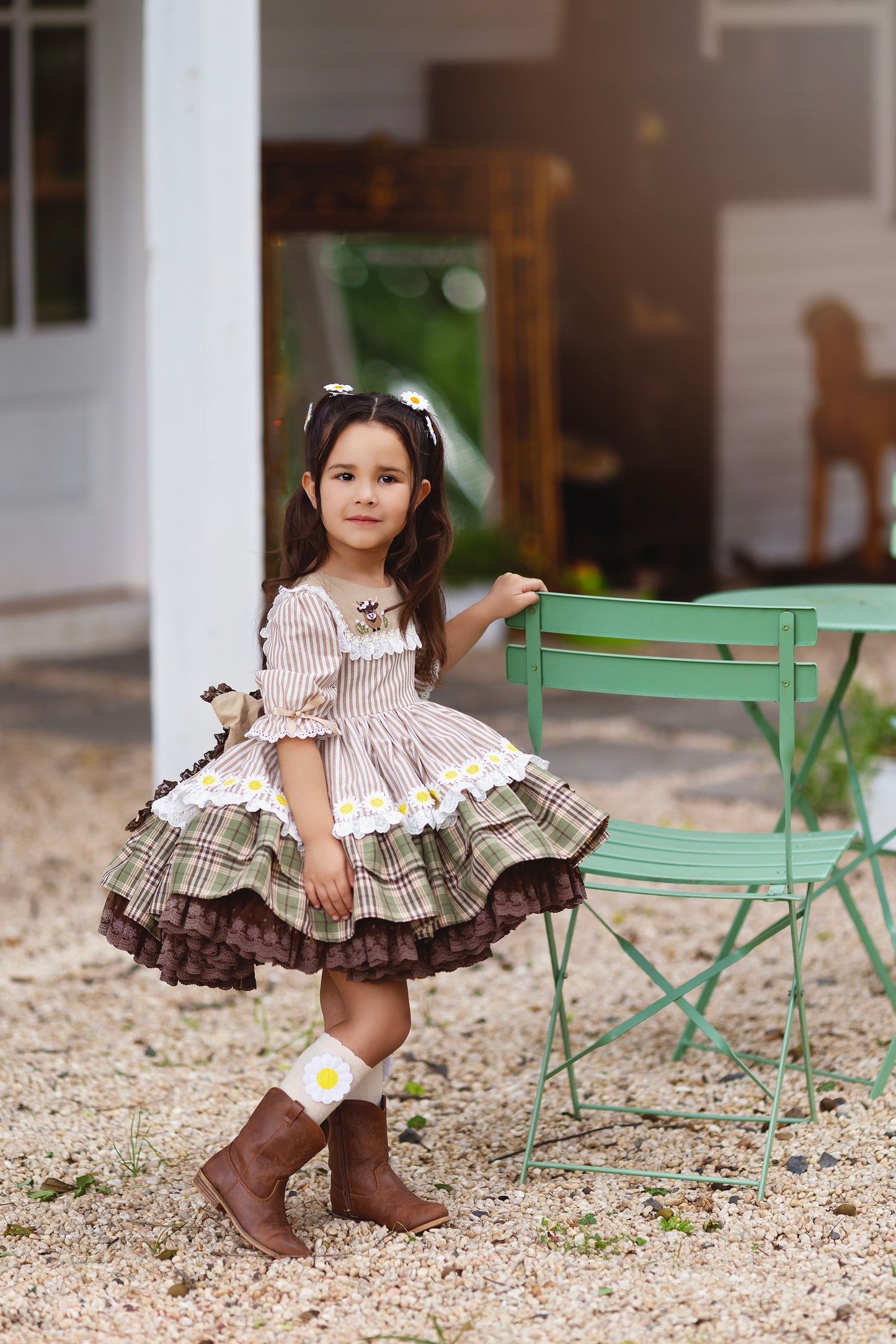 Highland Honey Pettiskirt Dress and Blooms - PREORDER