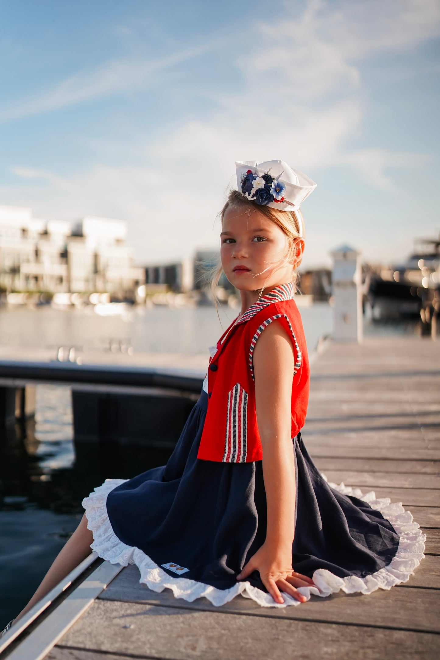 Rosalie's Seaside Adventure Dress and Vest set