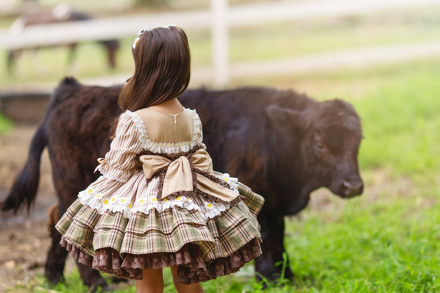 Highland Honey Pettiskirt Dress and Blooms - PREORDER