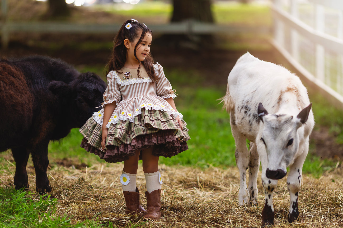 Highland Honey Pettiskirt Dress and Blooms - PREORDER