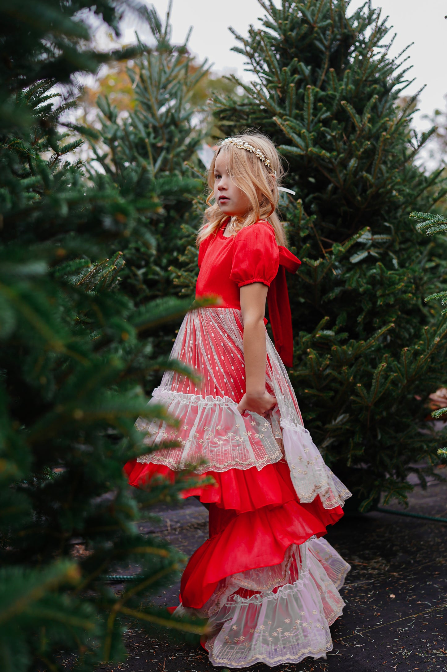Madeline's Enchanted Ruby Holiday dress - READY TO SHIP