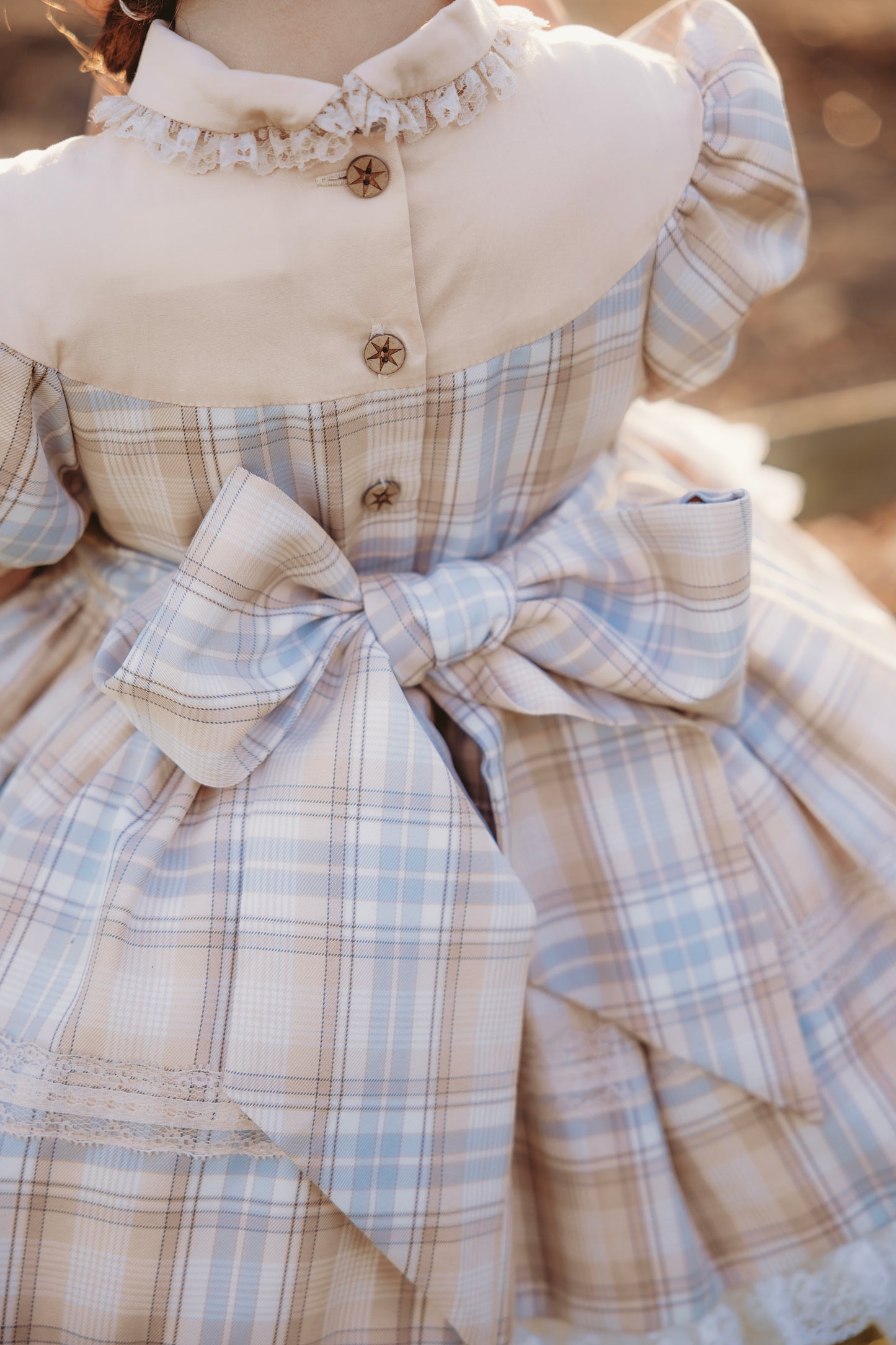 Gentry's Country Chic Vintage Plaid dress and bloomers - READY TO SHIP