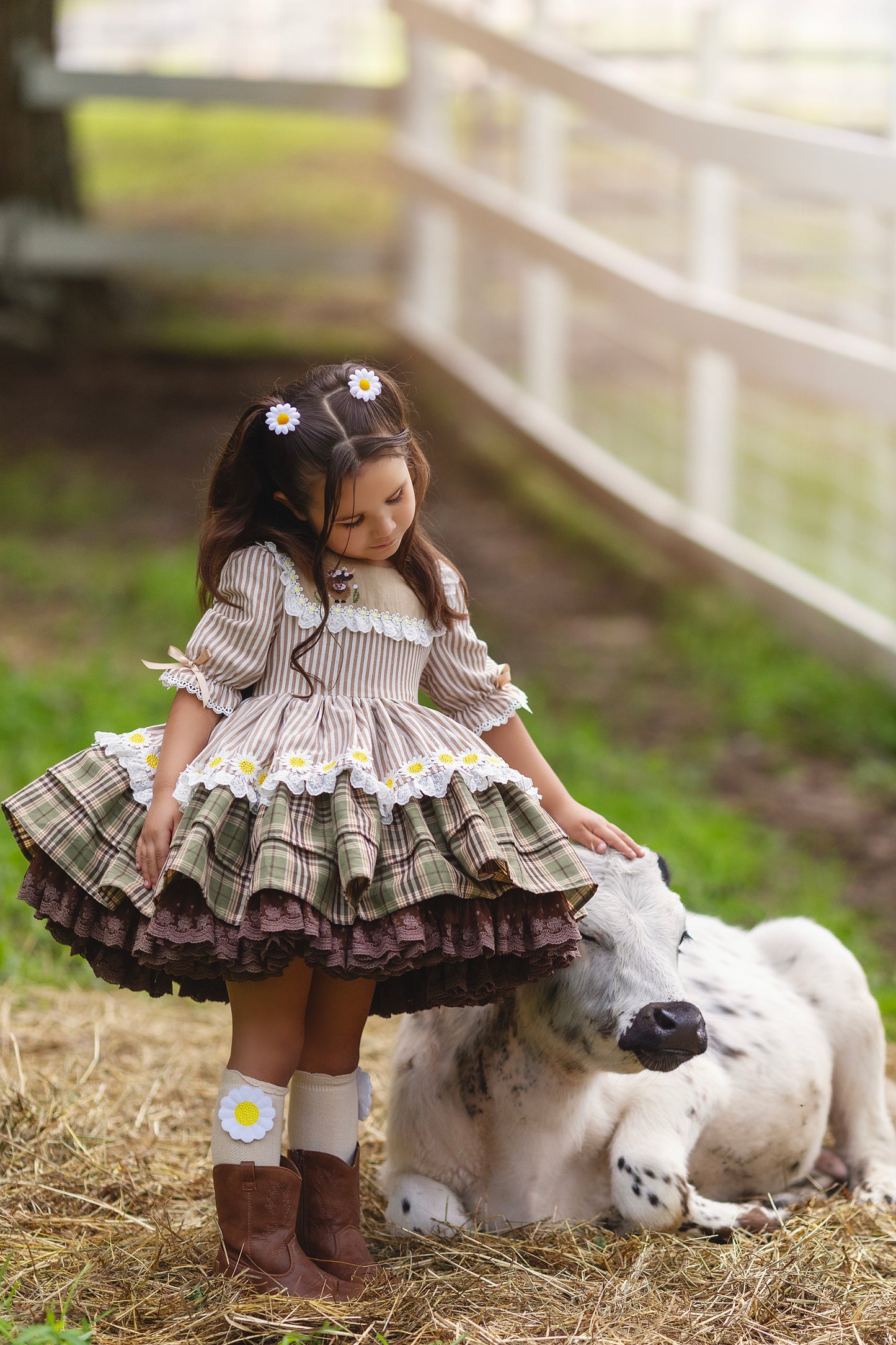 Highland Honey Pettiskirt Dress and Blooms - PREORDER