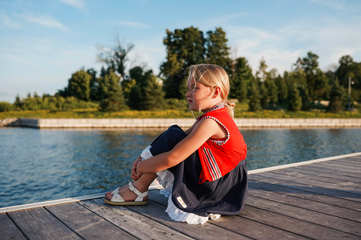 Rosalie's Seaside Adventure Dress and Vest set