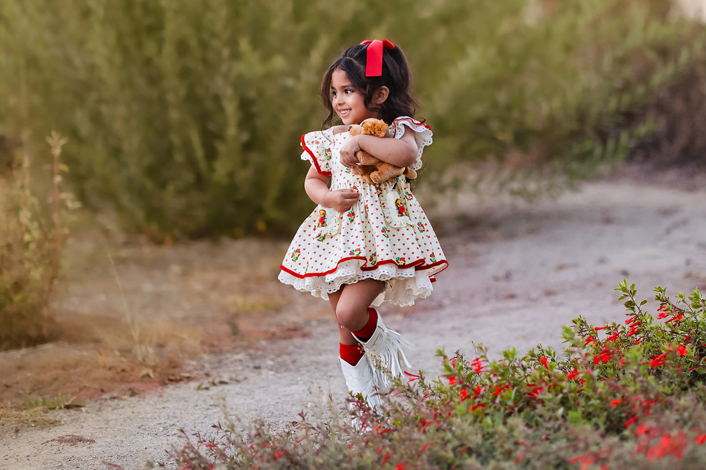 Myla's Puppy Love Pinafore