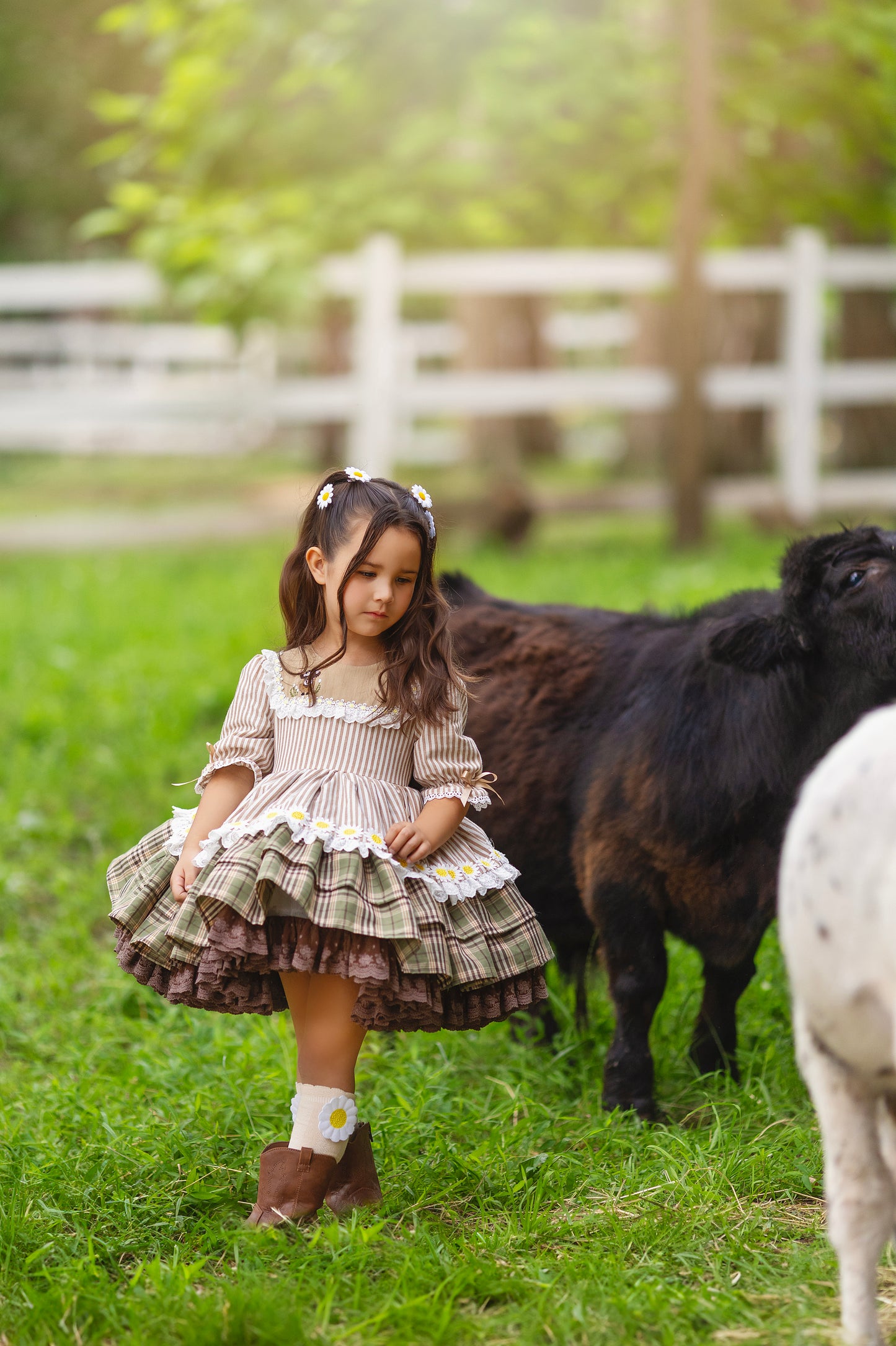 Highland Honey Pettiskirt Dress and Blooms - PREORDER