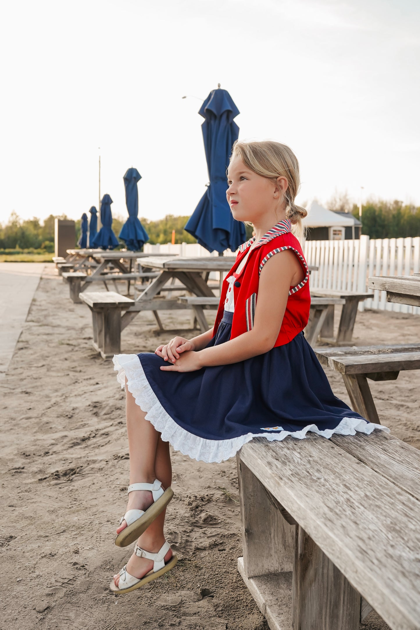 Rosalie's Seaside Adventure Dress and Vest set