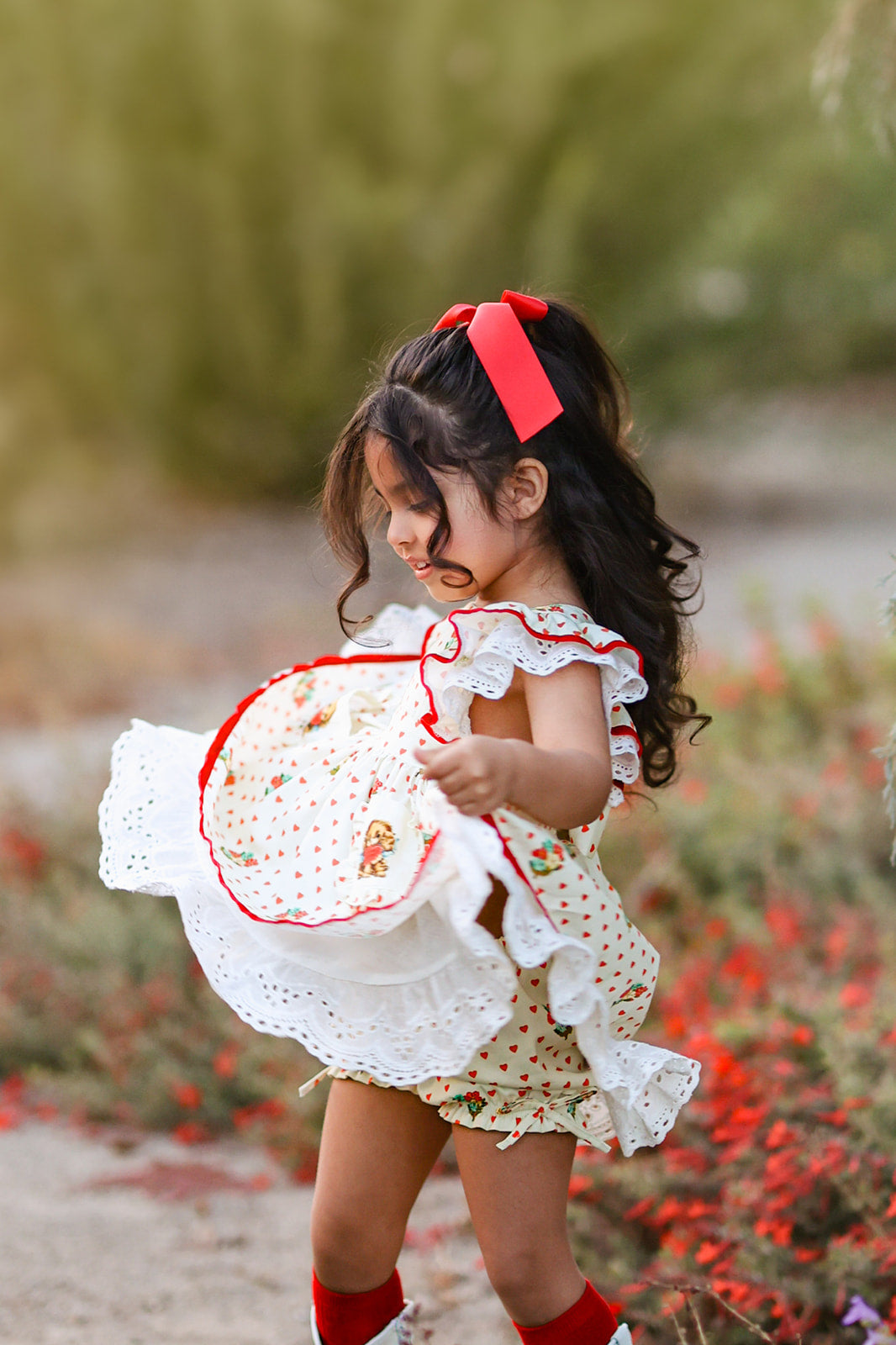 Myla's Puppy Love Pinafore