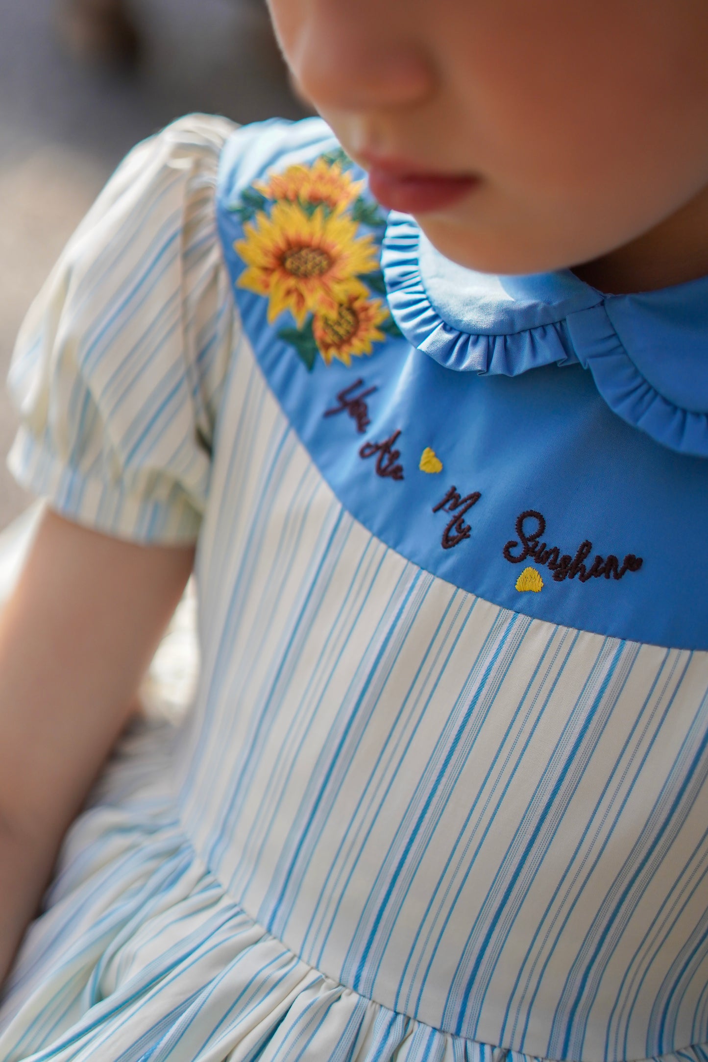 You Are My Sunshine Pettiskirt Dress and Blooms - READY TO SHIP