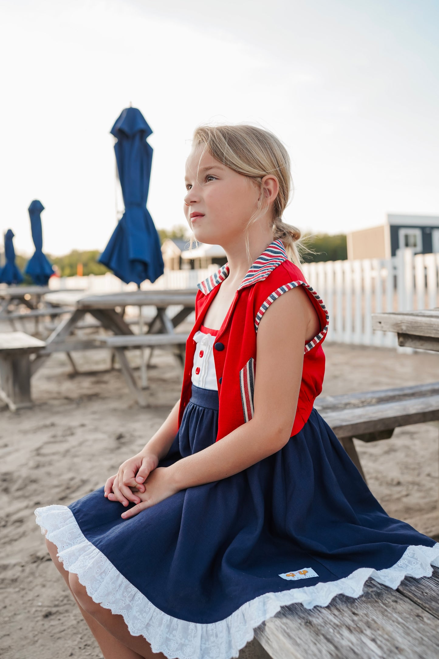 Rosalie's Seaside Adventure Dress and Vest set