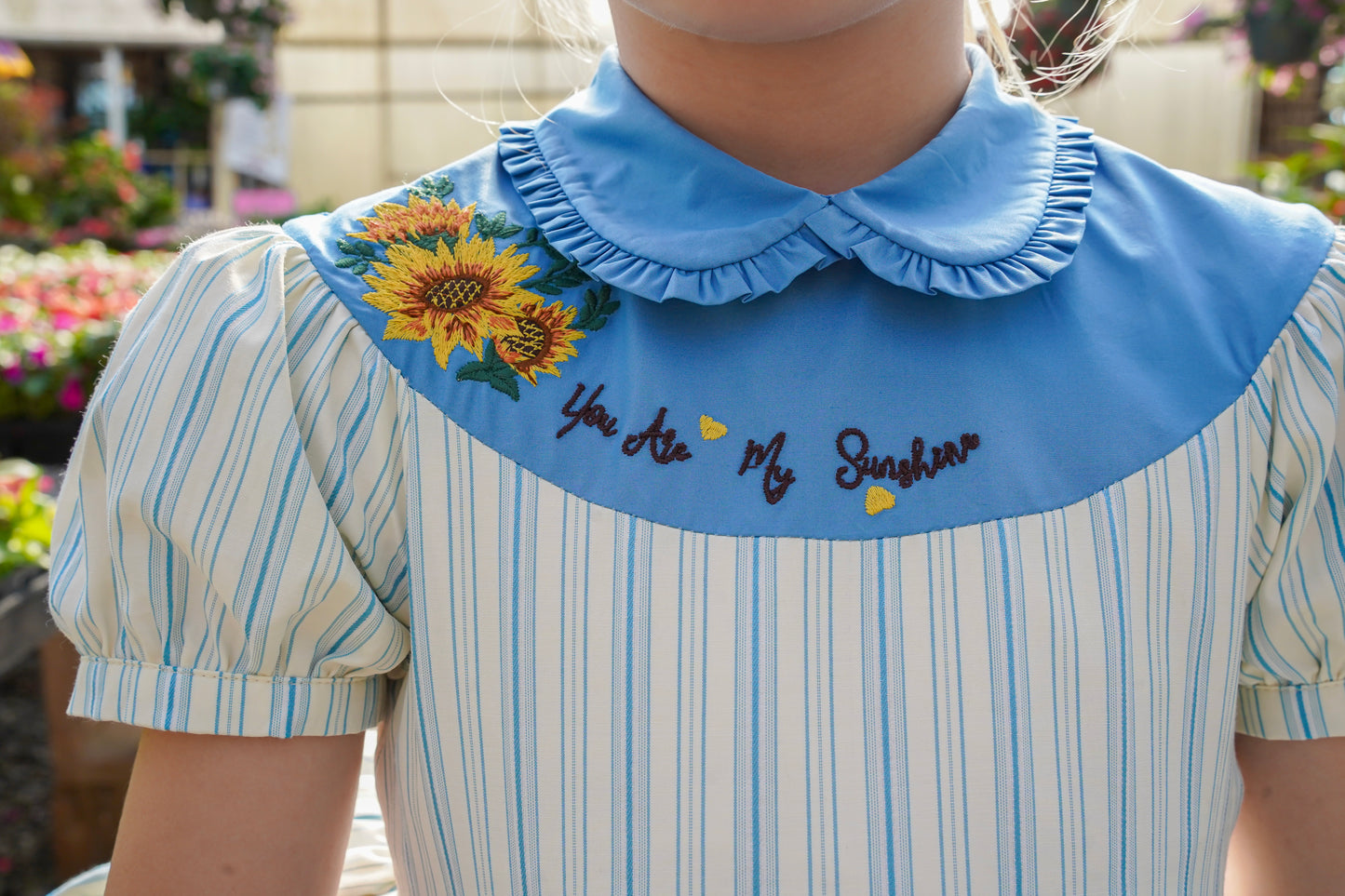 You Are My Sunshine Pettiskirt Dress and Blooms - READY TO SHIP