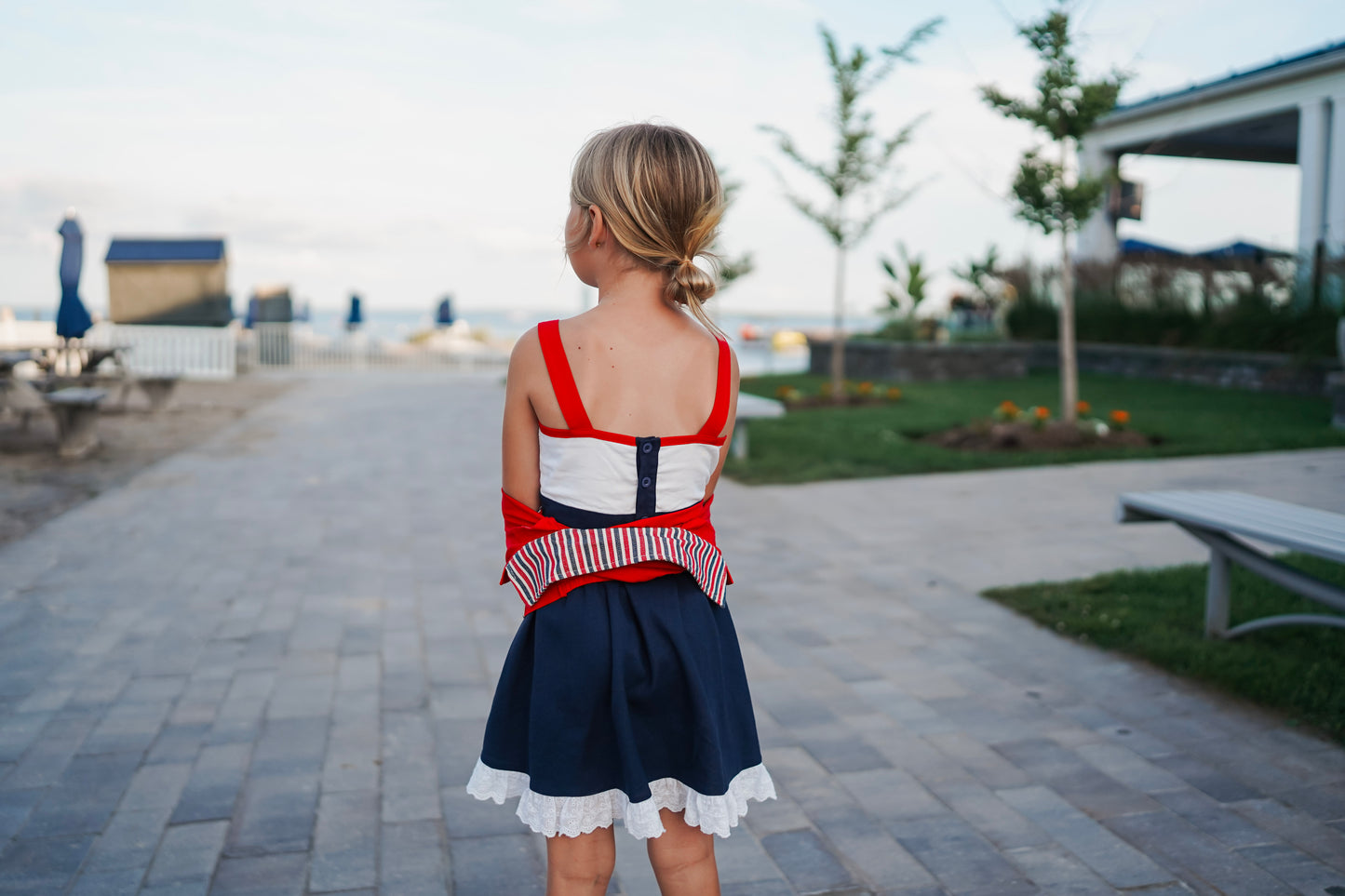 Rosalie's Seaside Adventure Dress and Vest set
