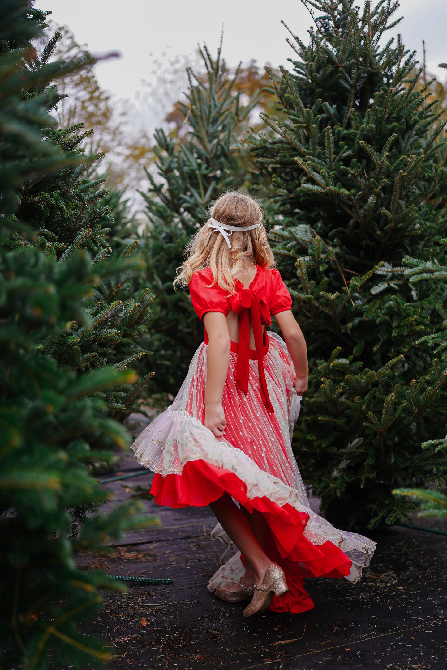Madeline's Enchanted Ruby Holiday dress - READY TO SHIP