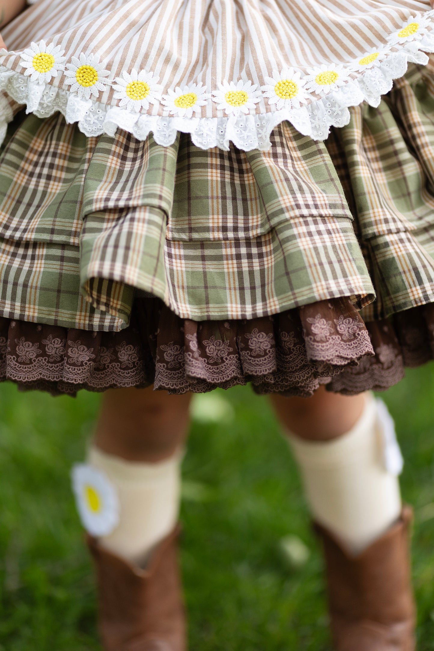 Highland Honey Pettiskirt Dress and Blooms - PREORDER