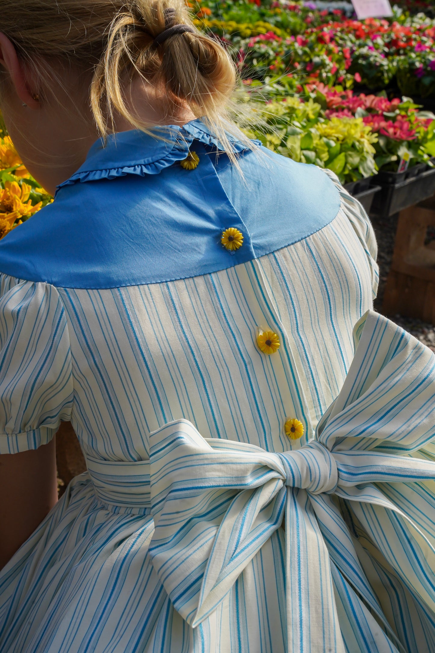 You Are My Sunshine Pettiskirt Dress and Blooms - READY TO SHIP