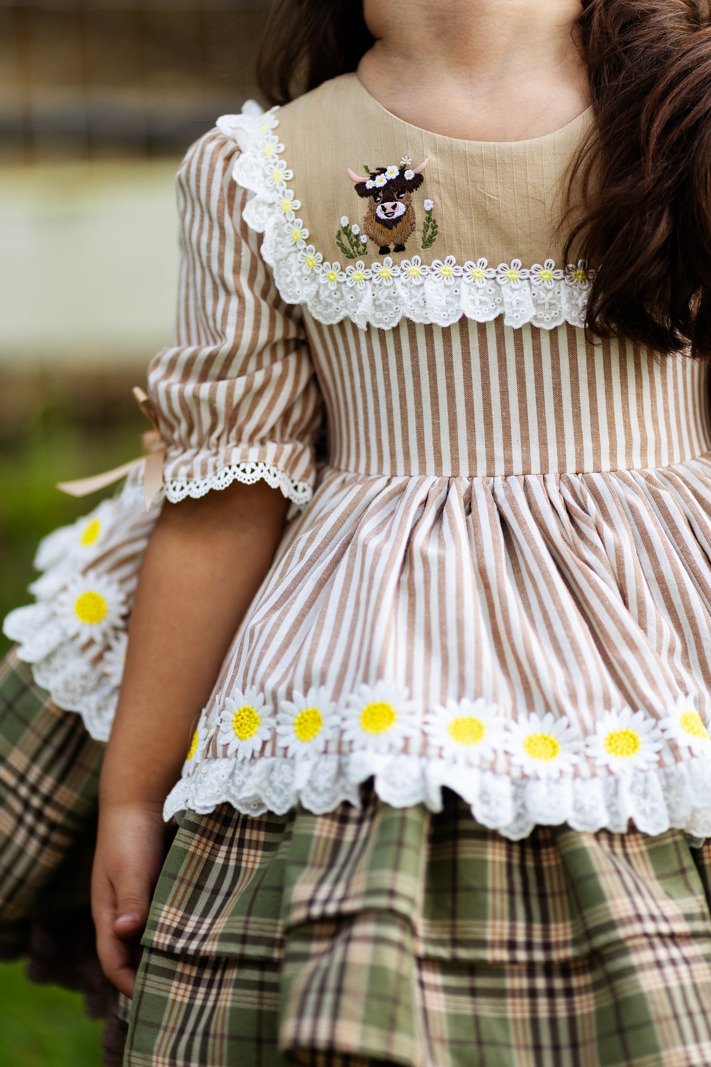 Highland Honey Pettiskirt Dress and Blooms - PREORDER