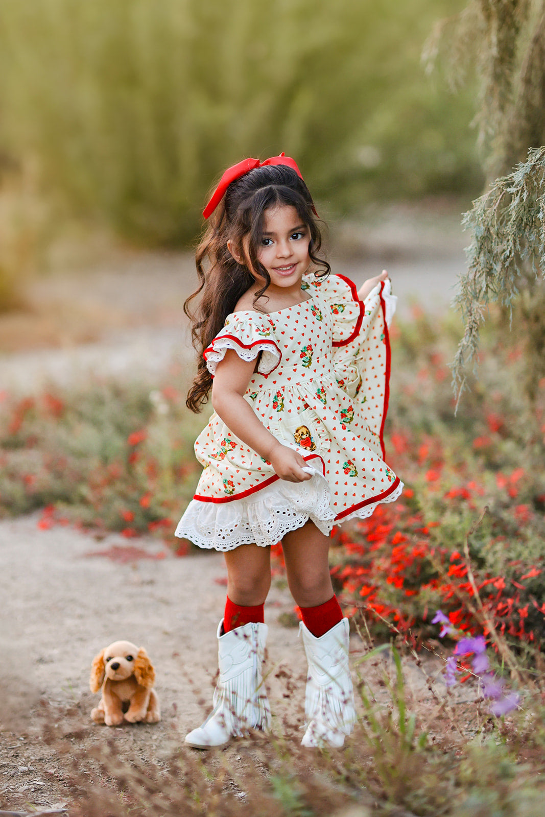 Myla's Puppy Love Pinafore