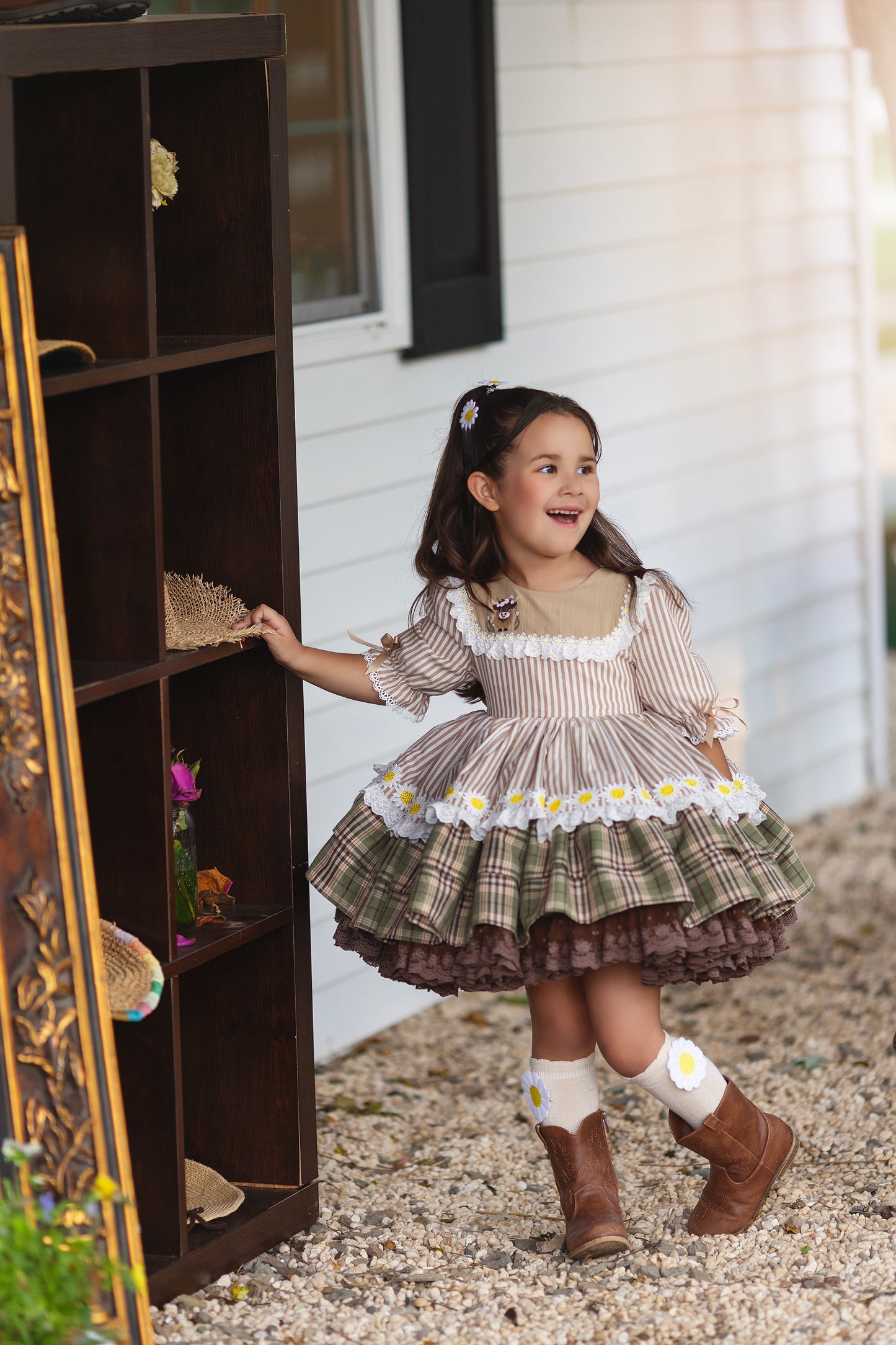 Highland Honey Pettiskirt Dress and Blooms - PREORDER