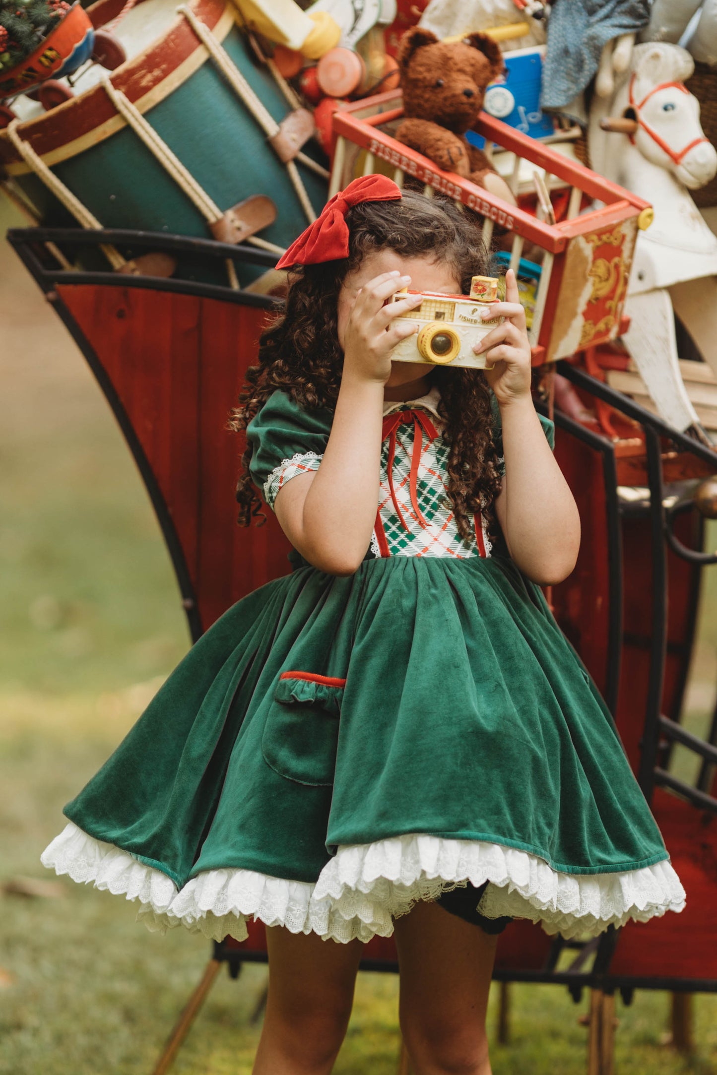 Vintage Velvet Noel Pettiskirt dress