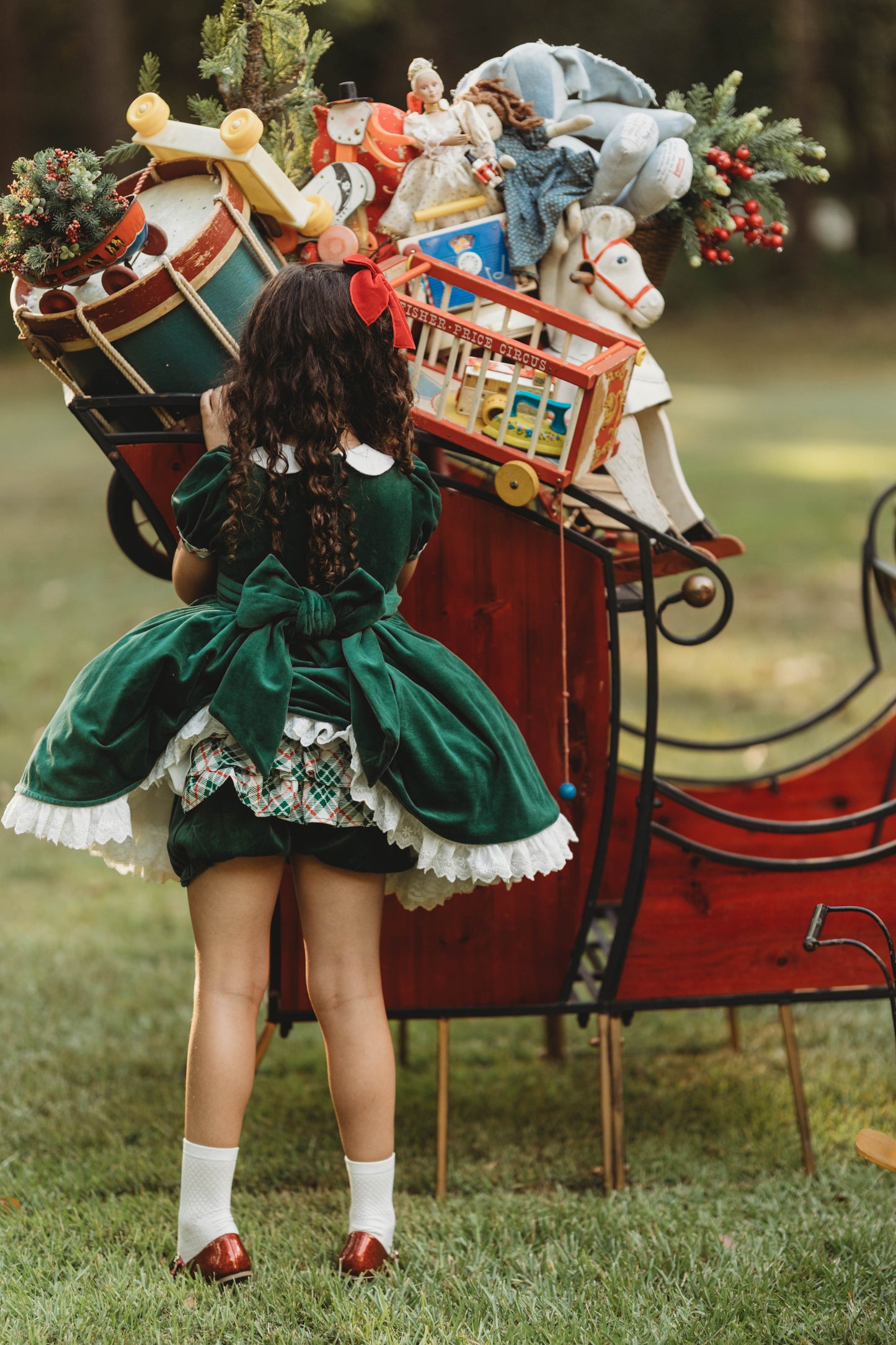 Vintage Velvet Noel Pettiskirt dress