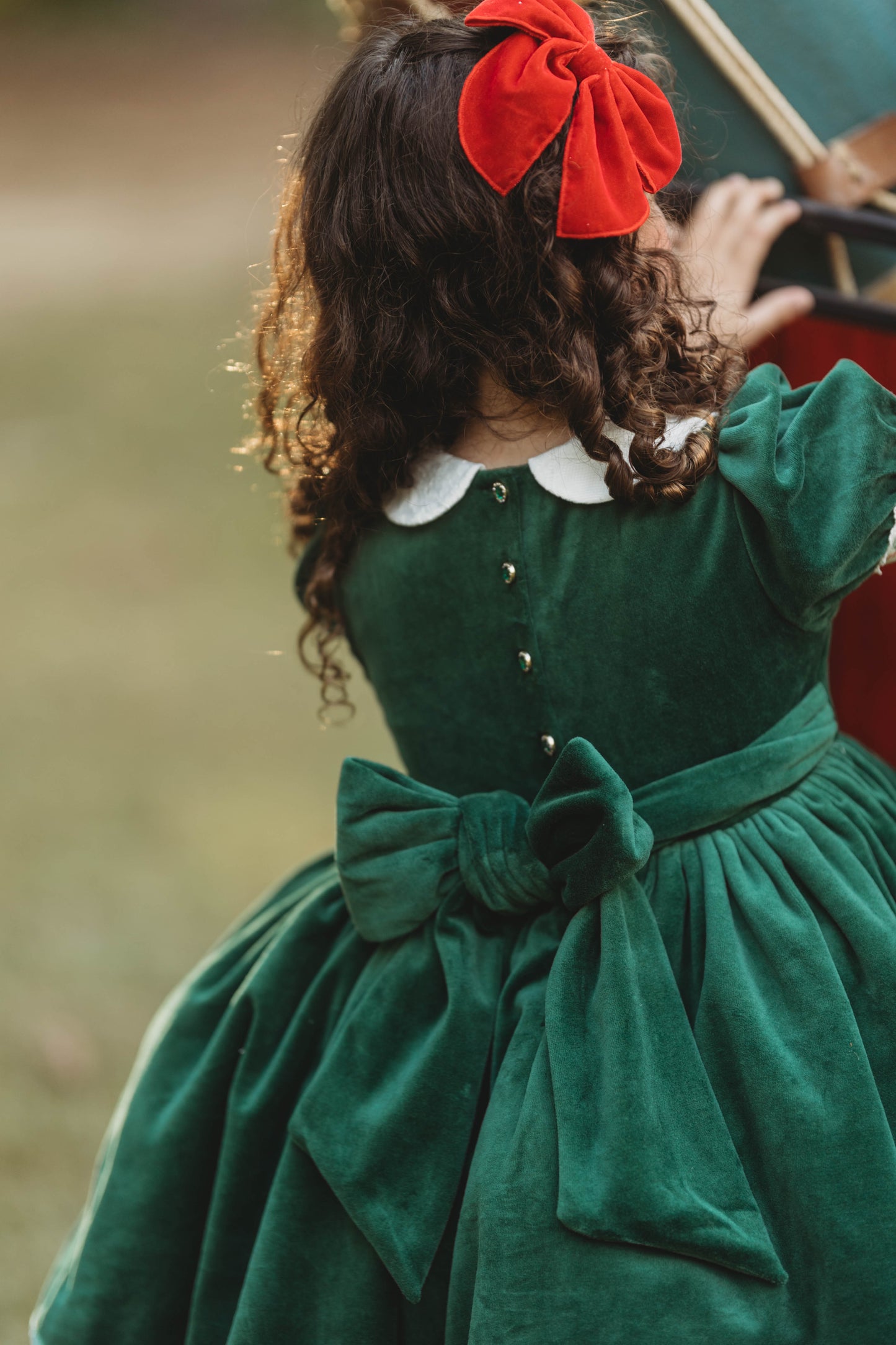 Vintage Velvet Noel Pettiskirt dress