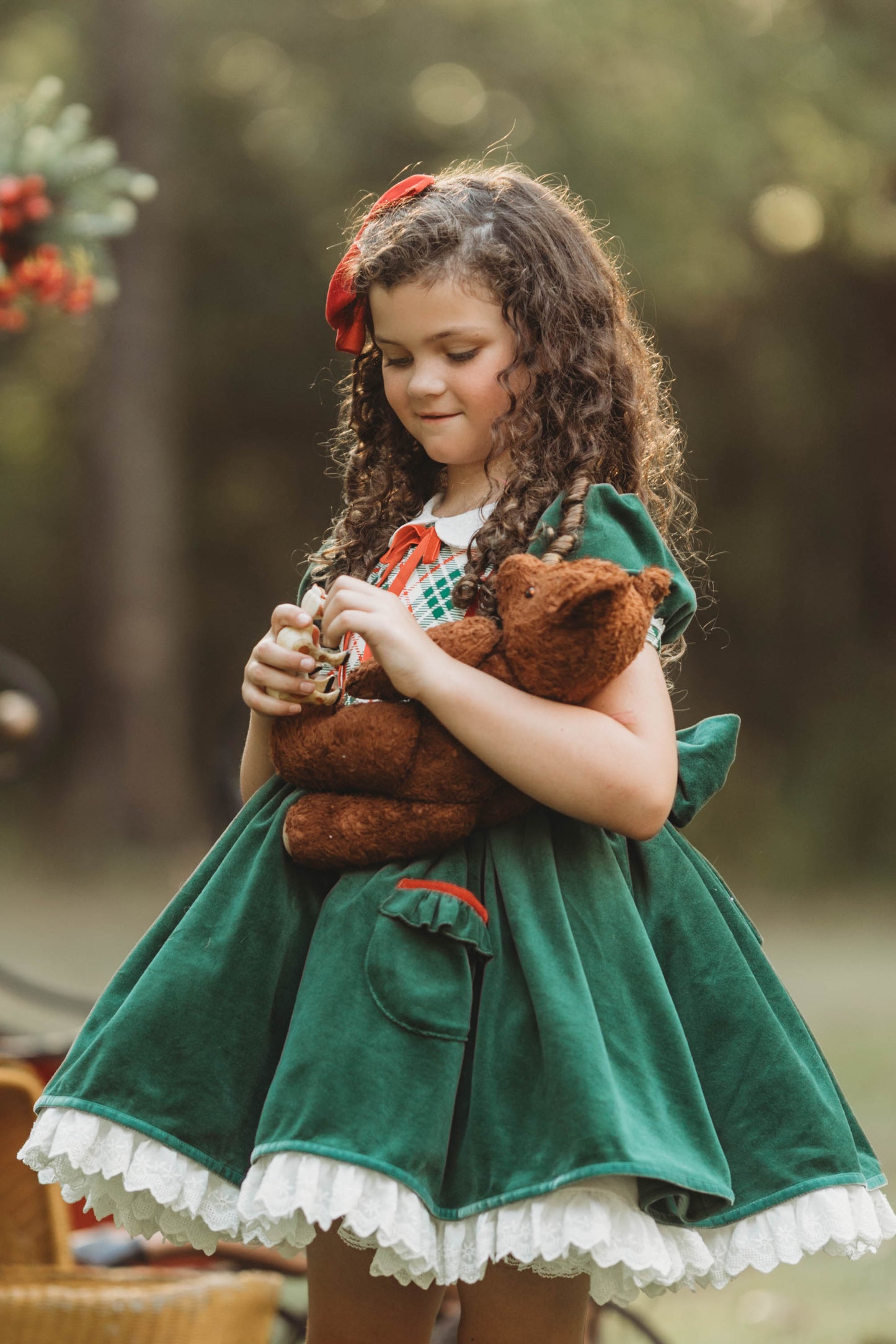 Vintage Velvet Noel Pettiskirt dress