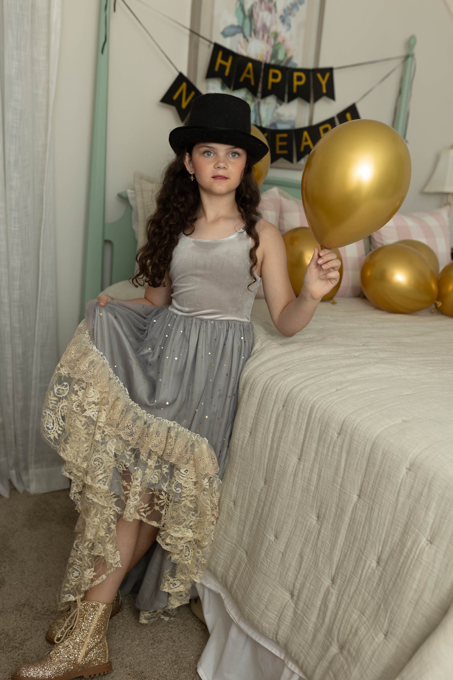 Silver Solstice Hi-Low Dress Maxi - PREORDER