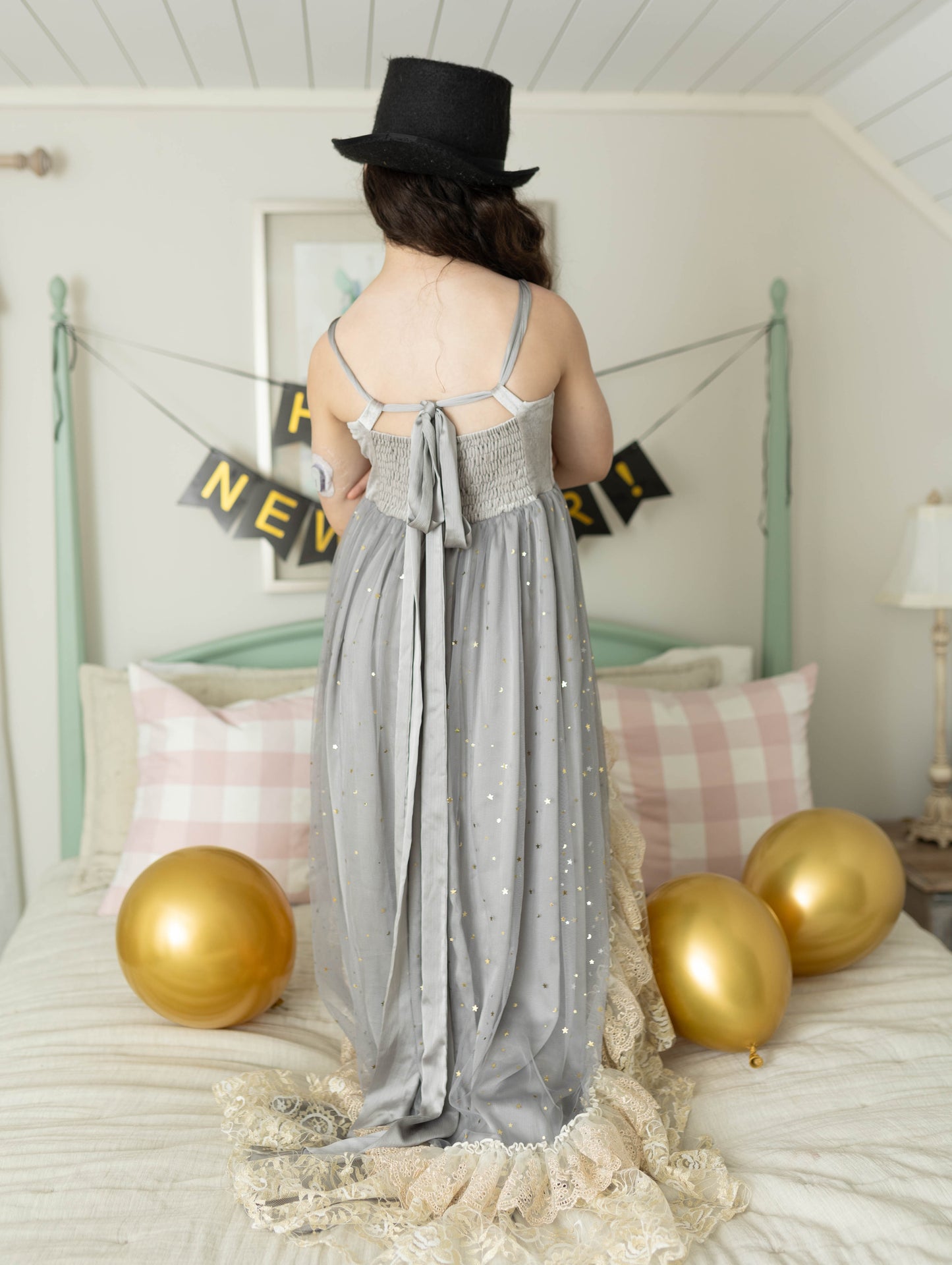 Silver Solstice Hi-Low Dress Maxi - PREORDER