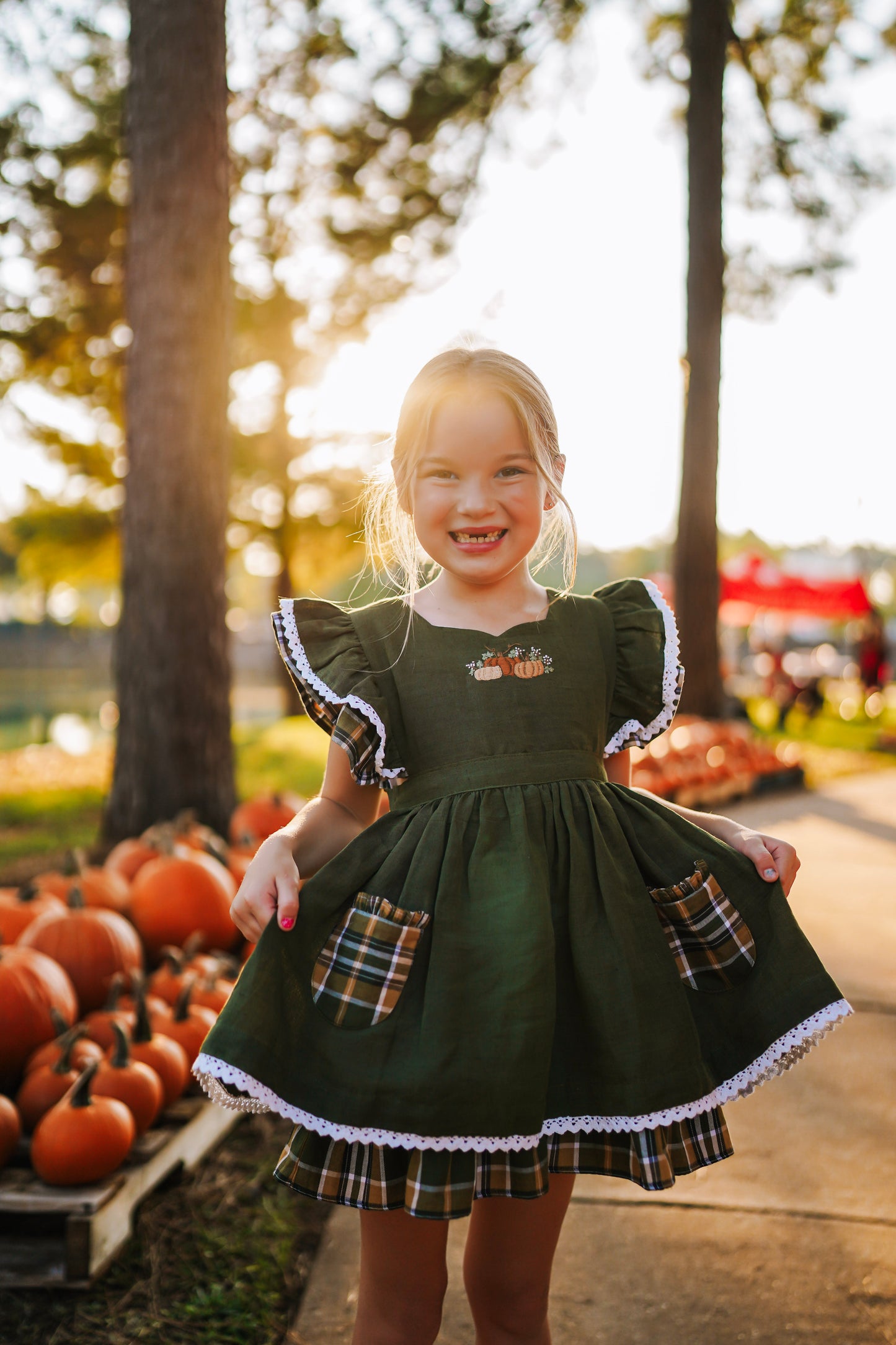 Thalia's Pumpkin Pinafore