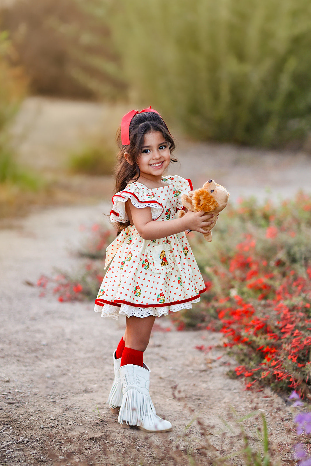 Myla's Puppy Love Pinafore
