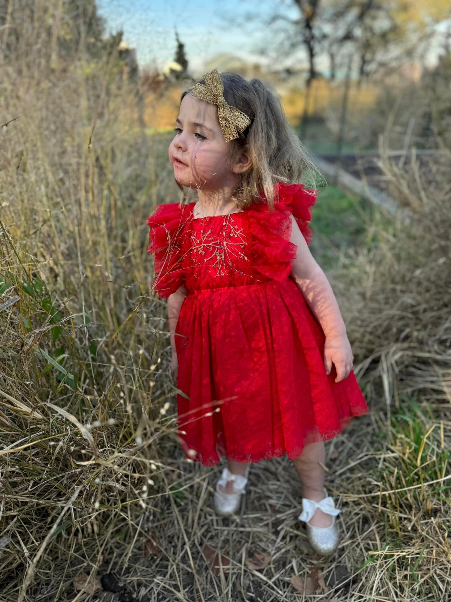 Millie's Primrose in Red - READY TO SHIP