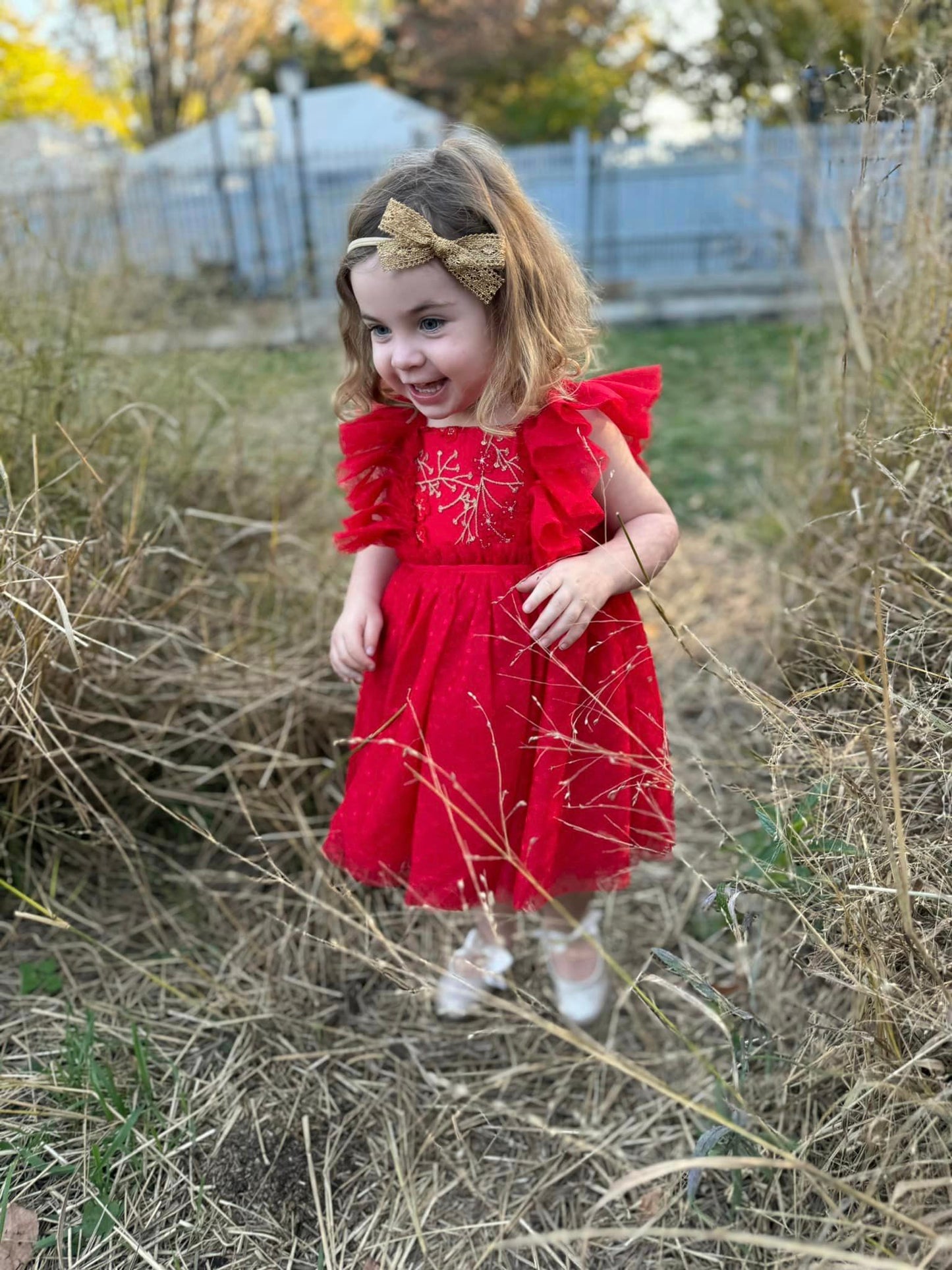 Millie's Primrose in Red - READY TO SHIP