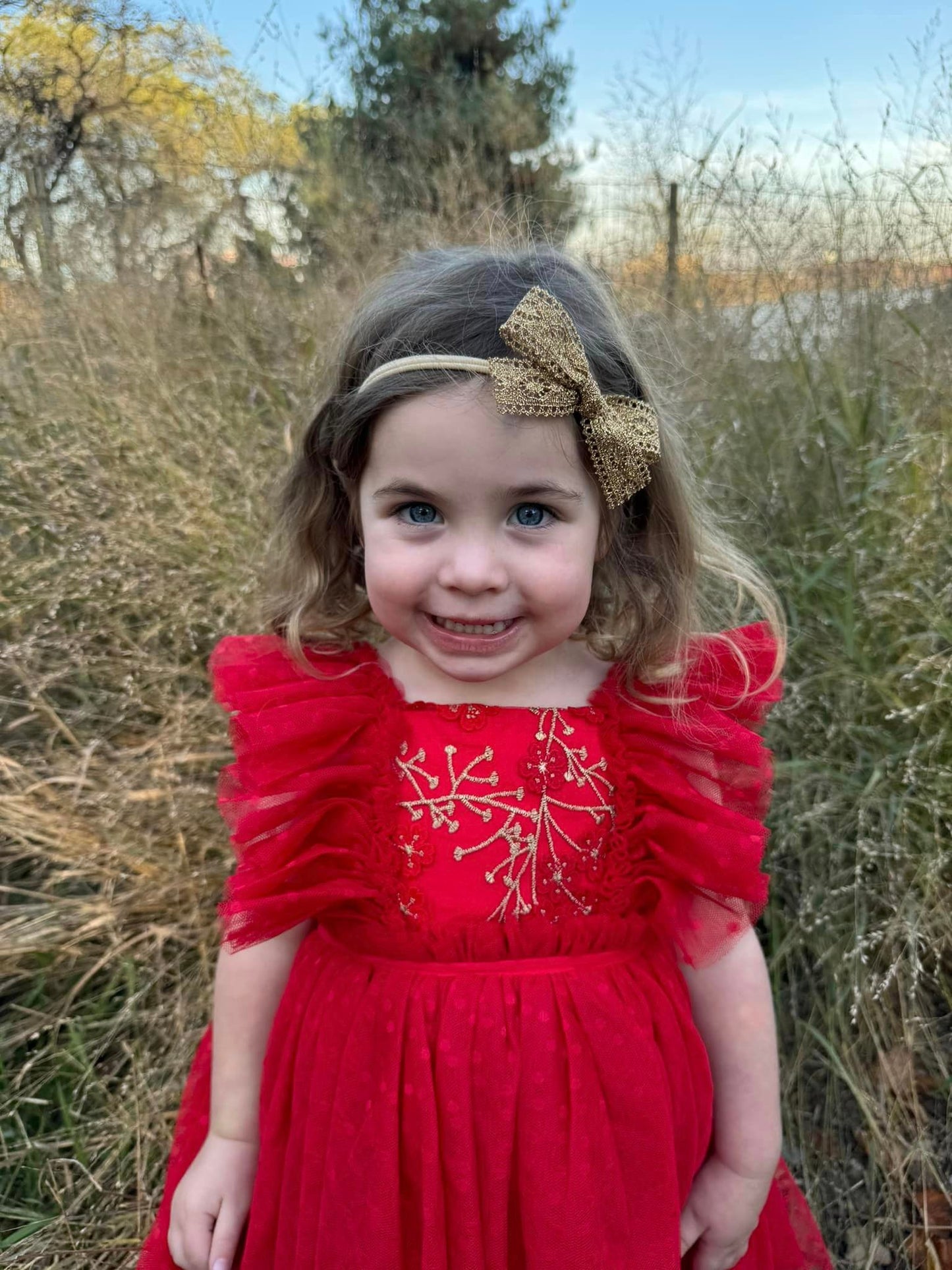 Millie's Primrose in Red - READY TO SHIP