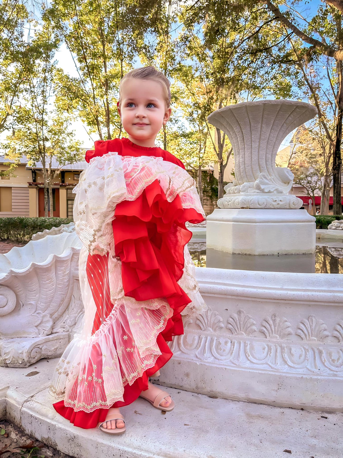 Madeline's Enchanted Ruby Holiday dress - READY TO SHIP