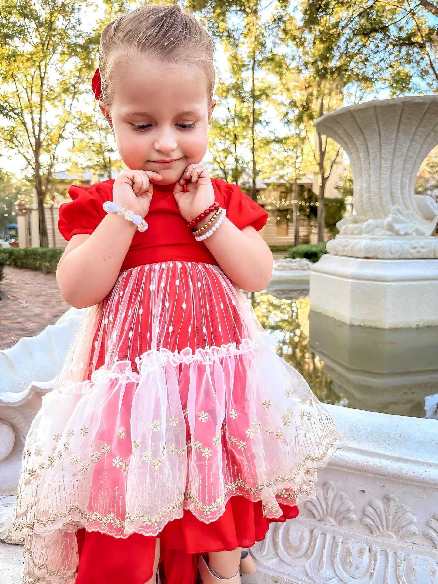 Madeline's Enchanted Ruby Holiday dress - READY TO SHIP