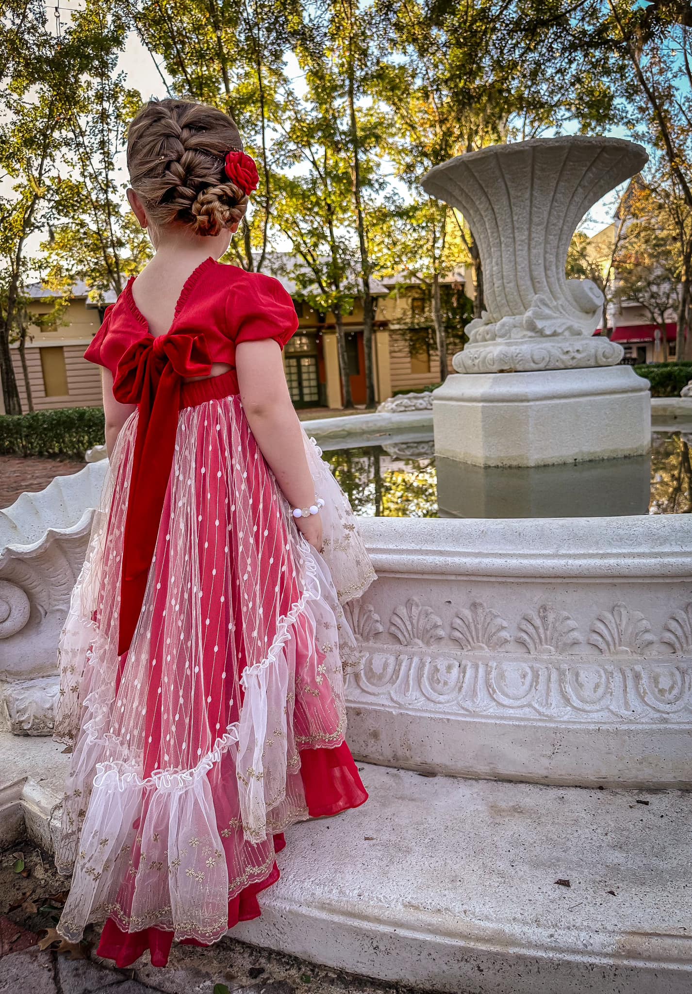 Madeline's Enchanted Ruby Holiday dress - READY TO SHIP