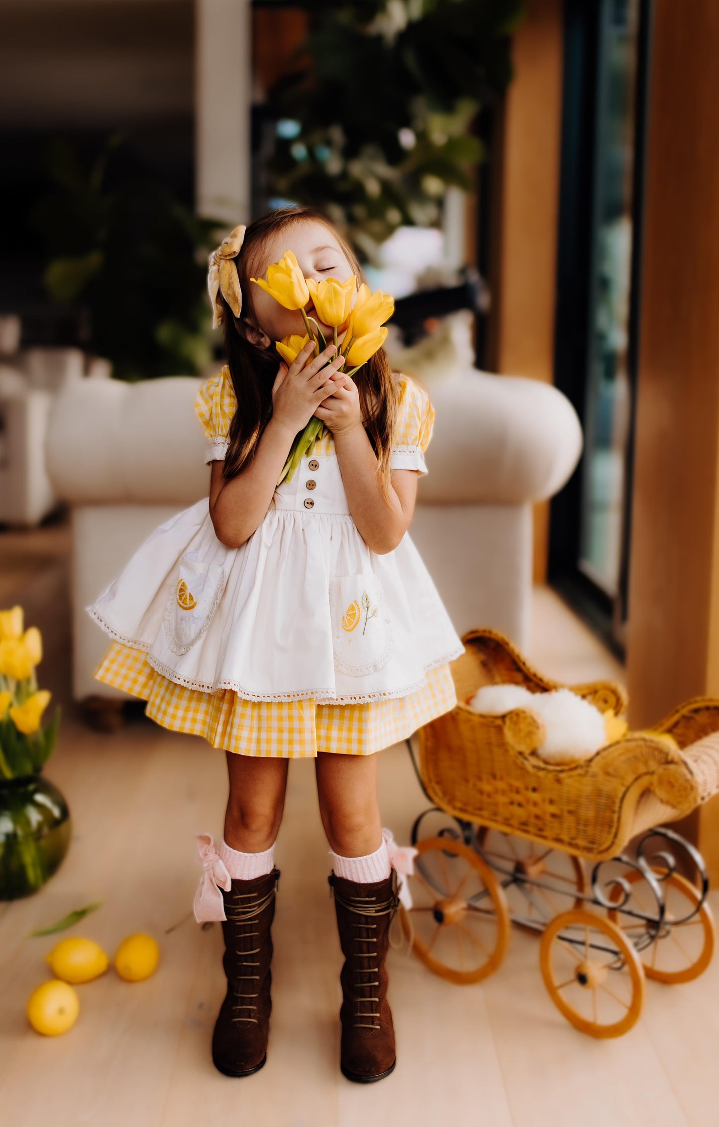 Simply Zestful Lemon Dress - Ready to Ship