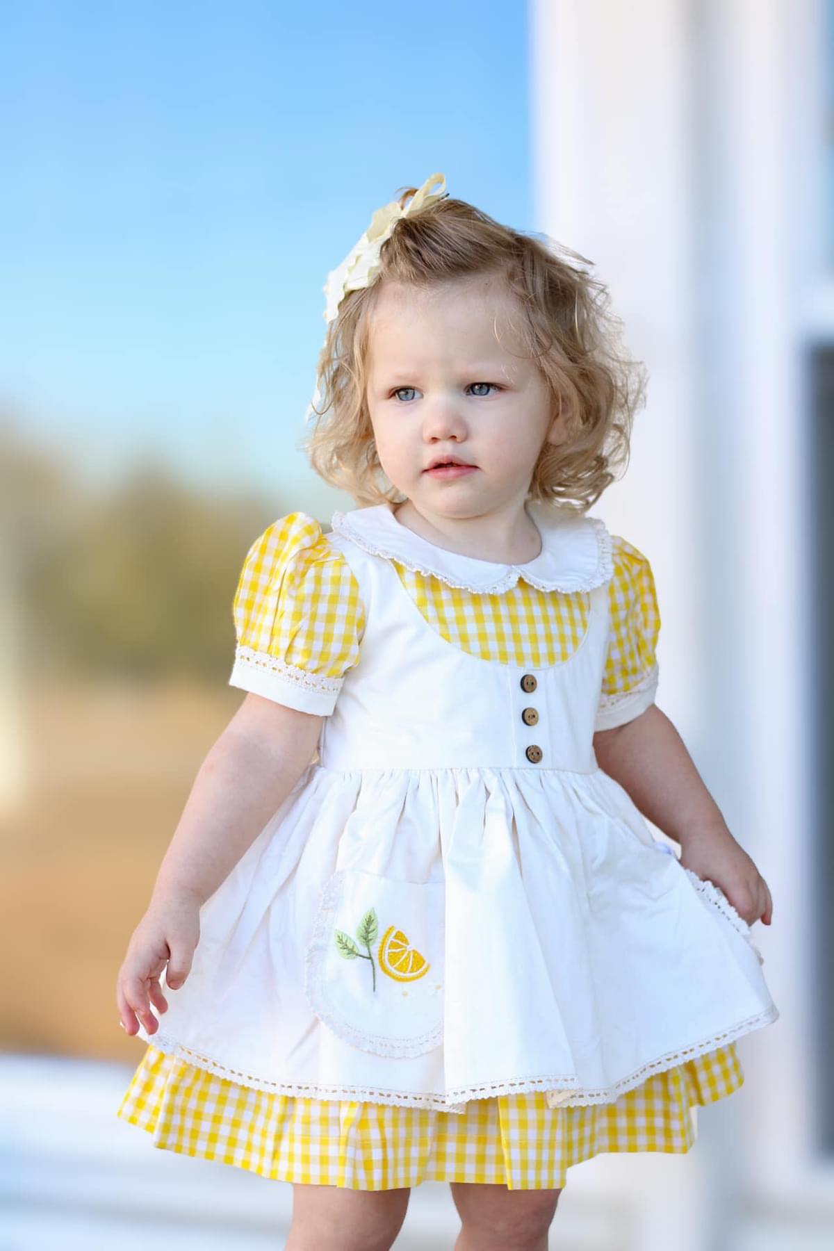 Simply Zestful Lemon Dress - Ready to Ship