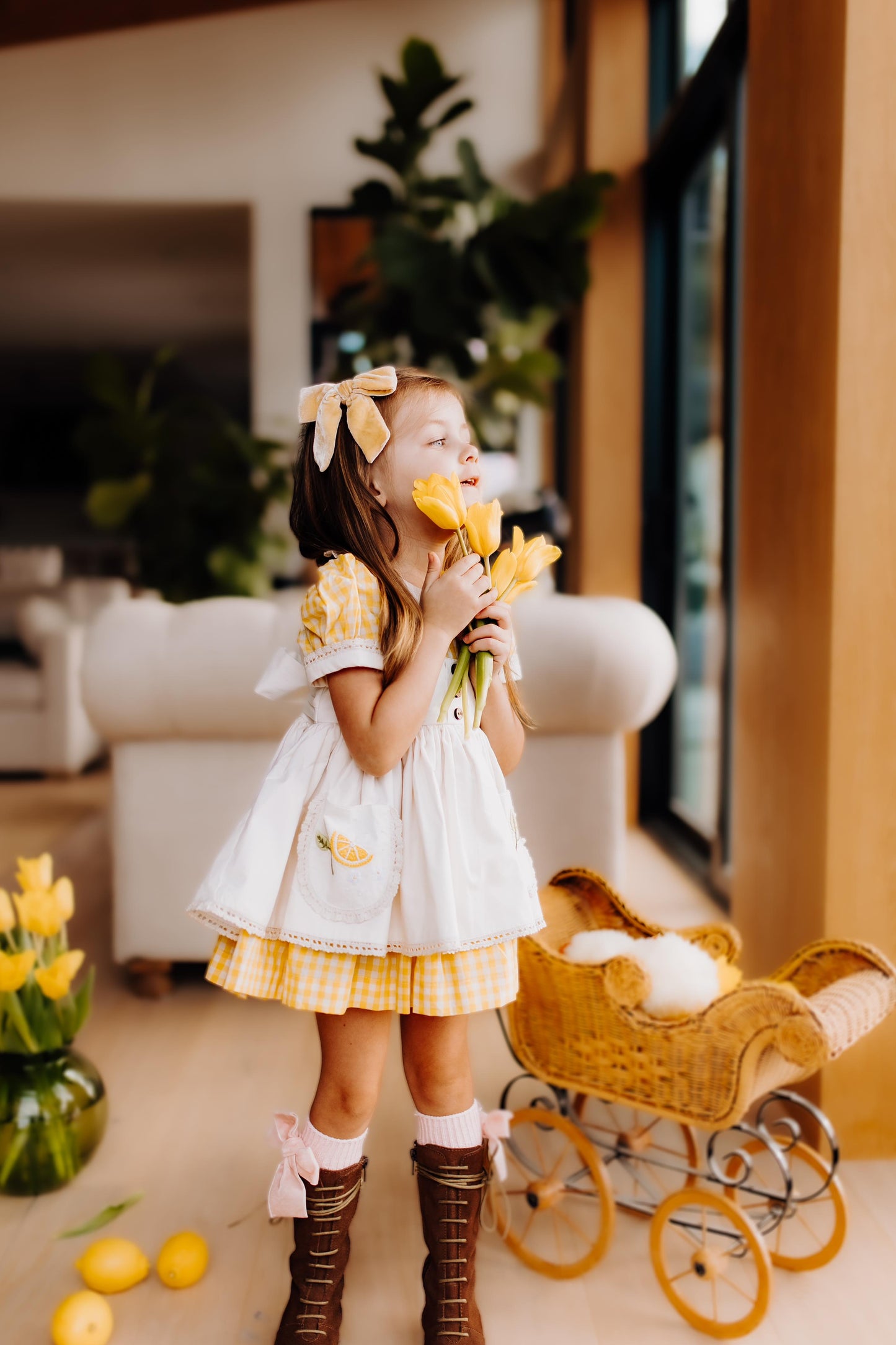 Simply Zestful Lemon Dress - Ready to Ship