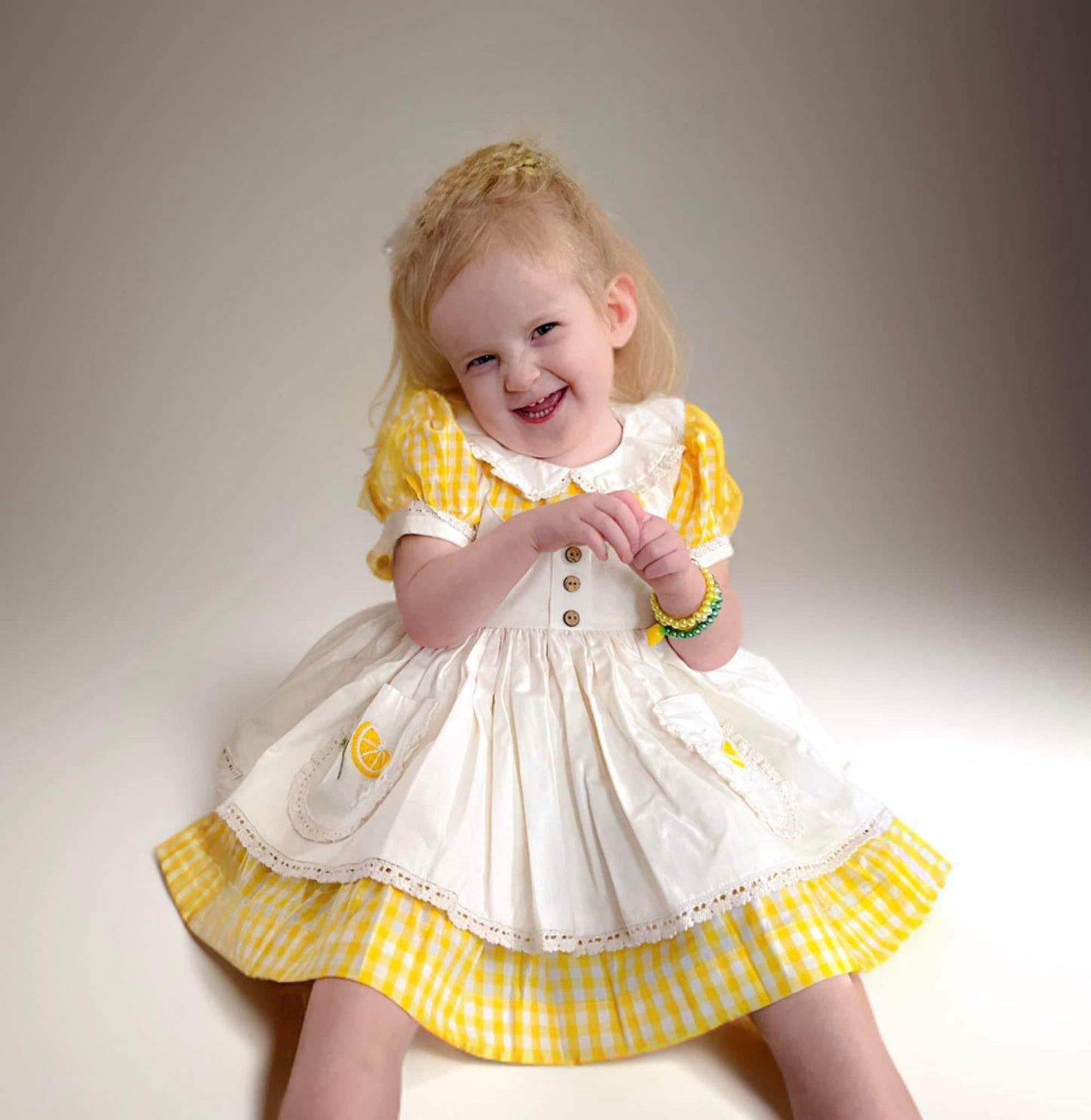 Simply Zestful Lemon Dress - Ready to Ship