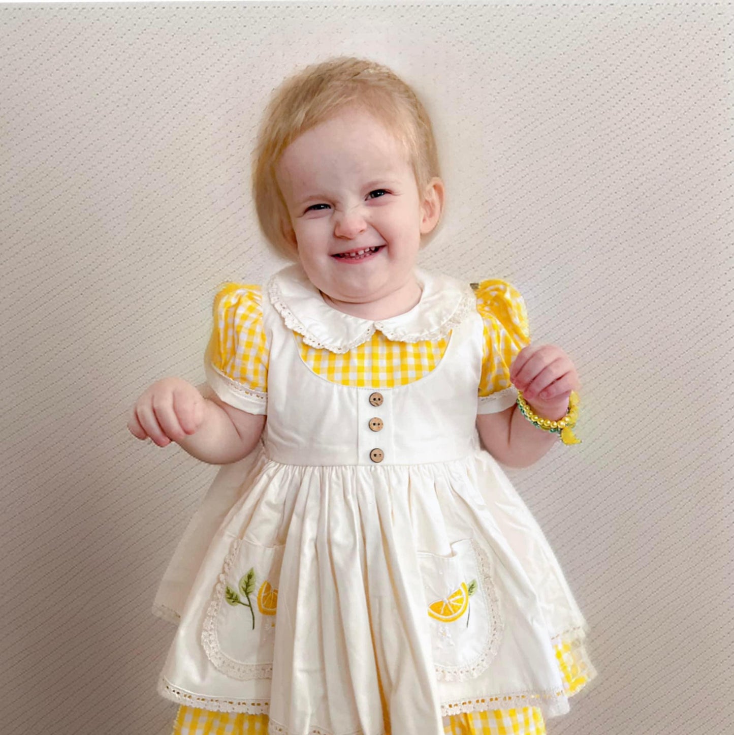 Simply Zestful Lemon Dress - Ready to Ship
