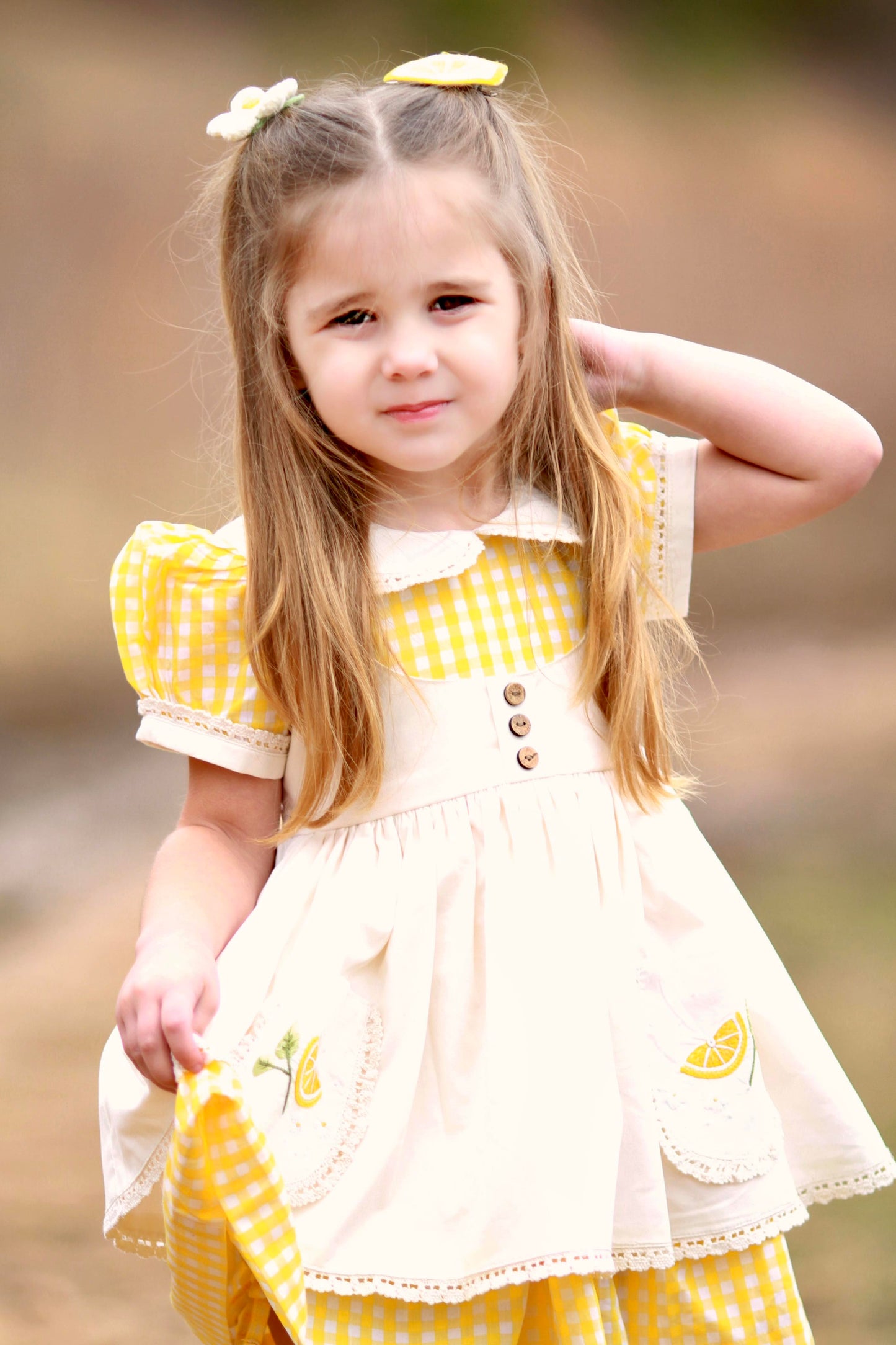 Simply Zestful Lemon Dress - Ready to Ship