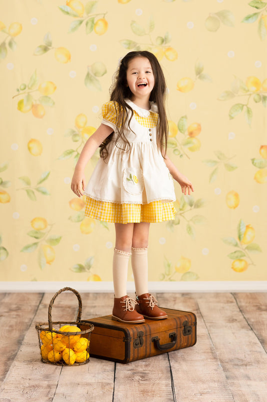 Simply Zestful Lemon Dress - Ready to Ship