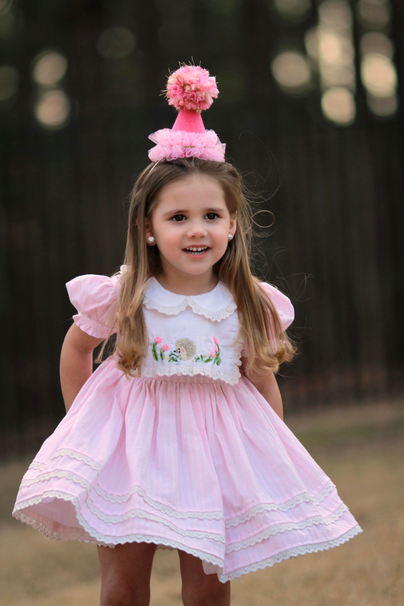 Kaliana's HedgeHugs & Kisses dress-ready to ship