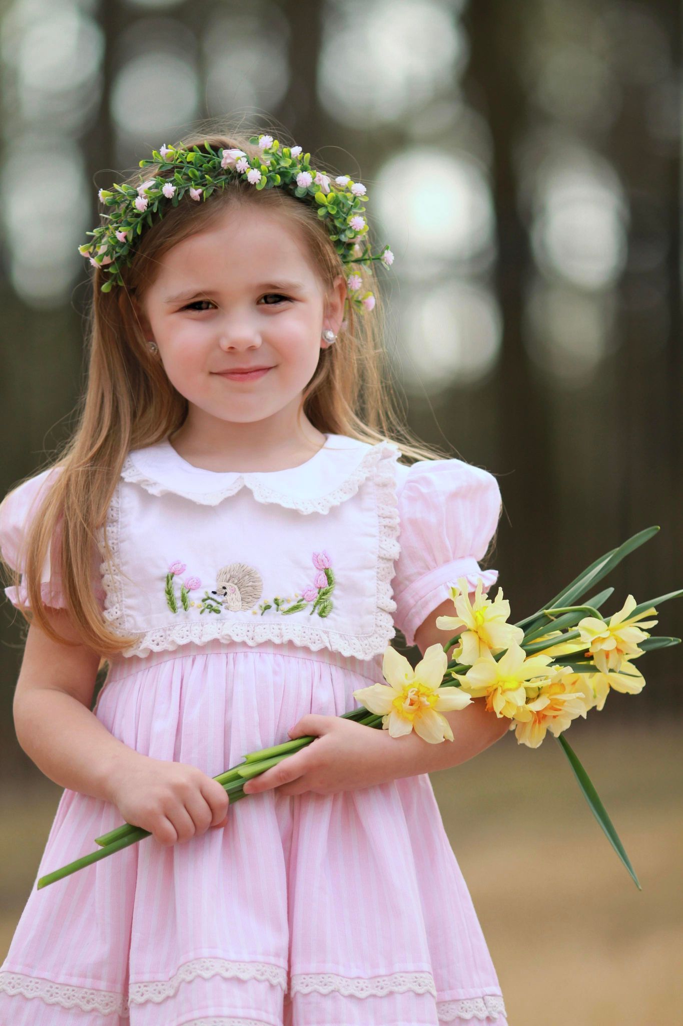 Kaliana's HedgeHugs & Kisses dress-ready to ship