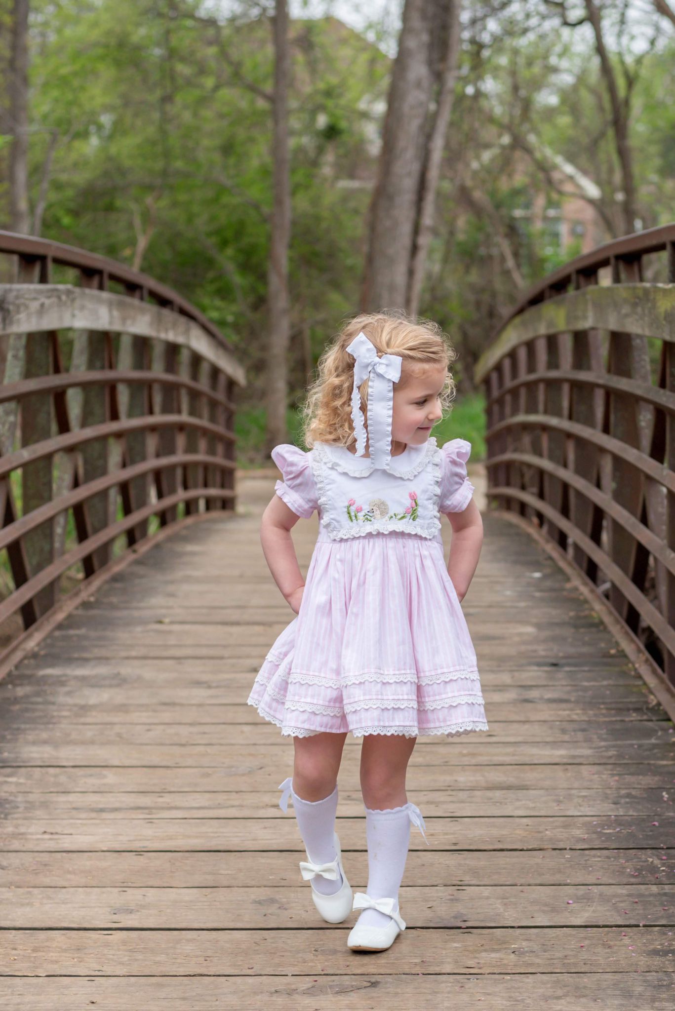 Kaliana's HedgeHugs & Kisses dress-ready to ship