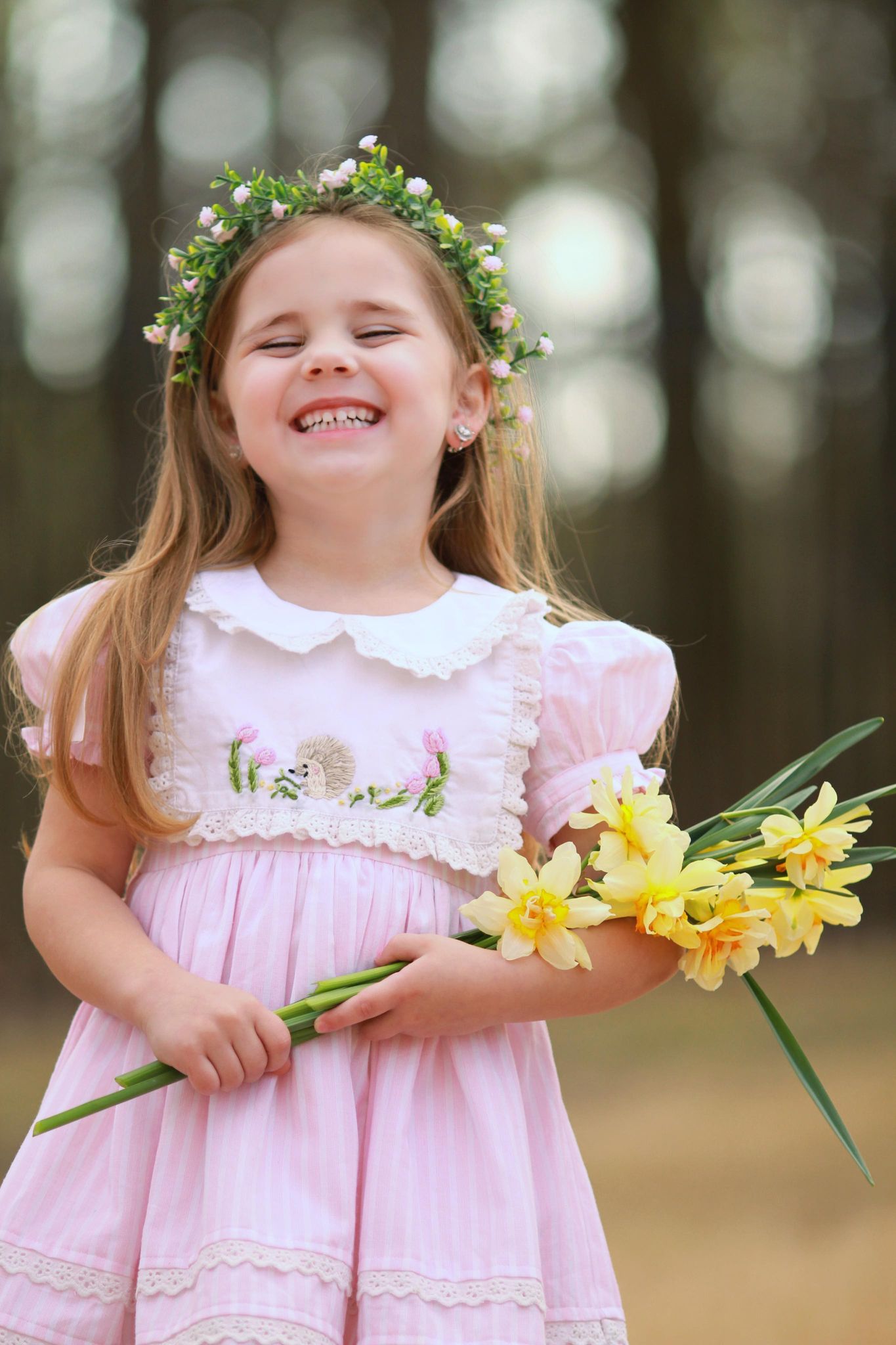 Kaliana's HedgeHugs & Kisses dress-ready to ship
